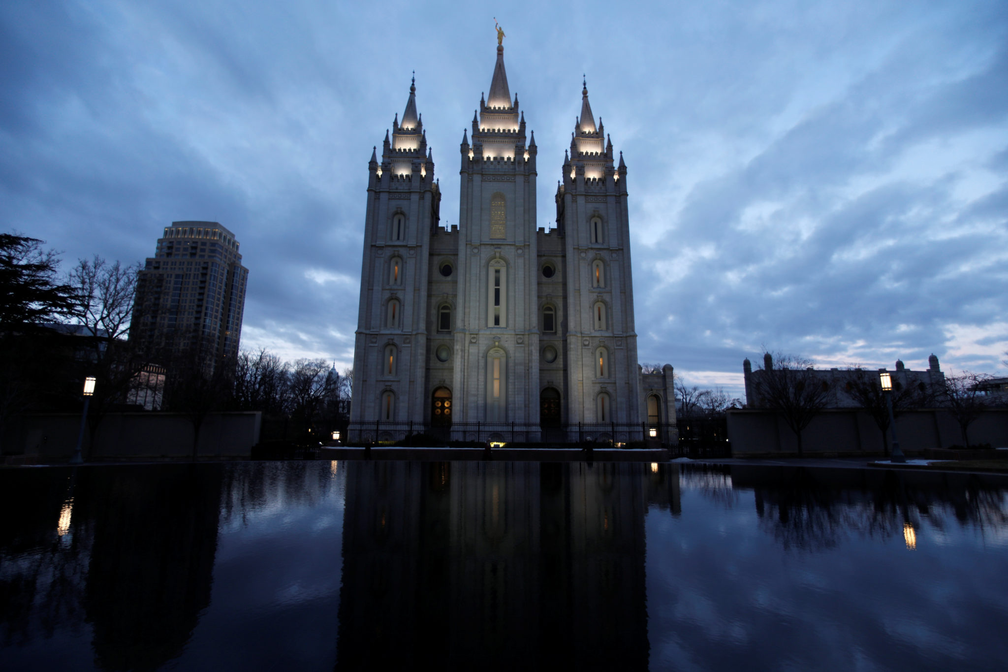 Mormonentempel auf dem Temple Square in Salt Lake City vorgestellt, 2050x1370 HD Desktop