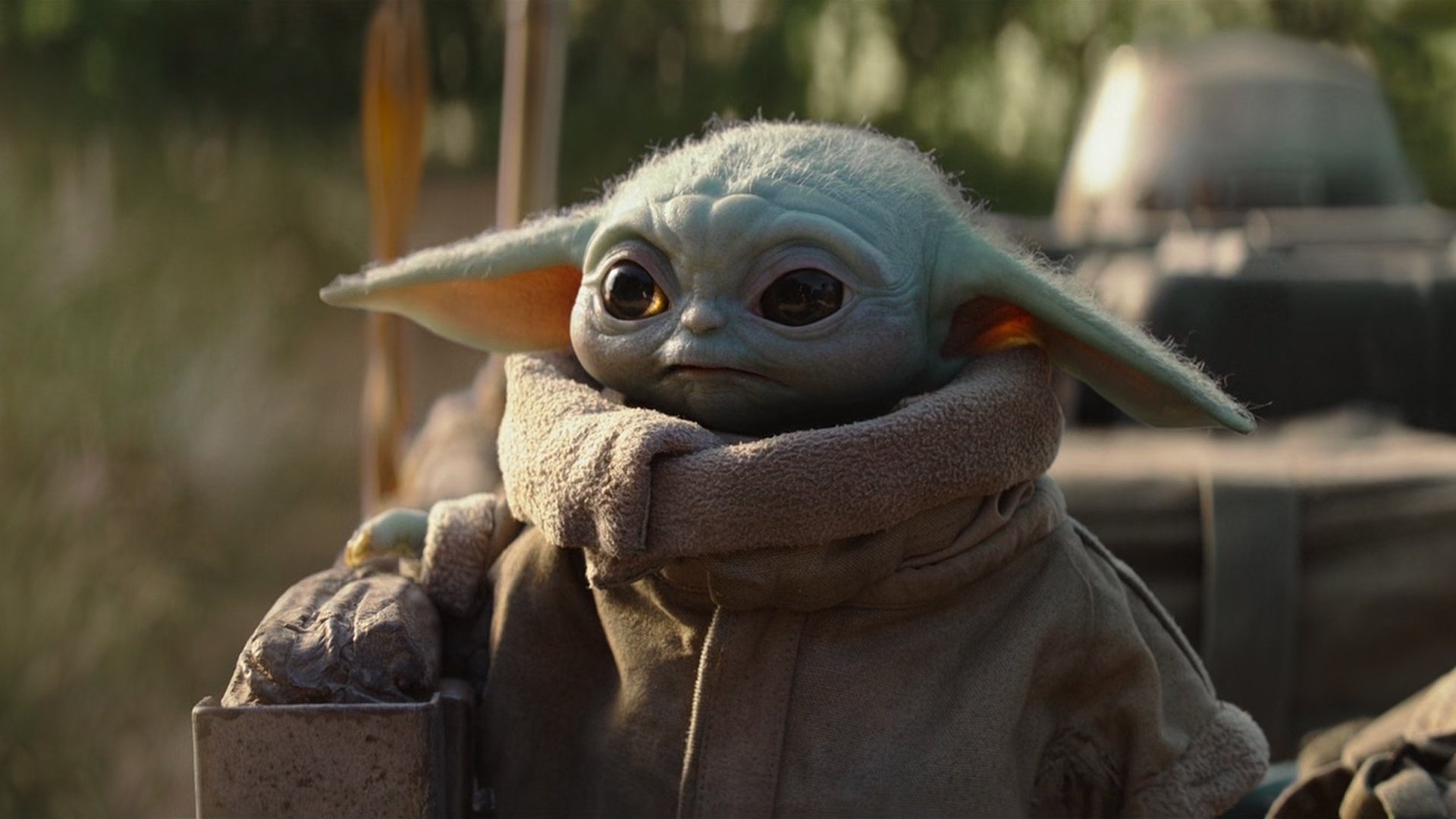 Baby Yoda, HD wallpapers, Background images, Cute, 1920x1080 Full HD Desktop