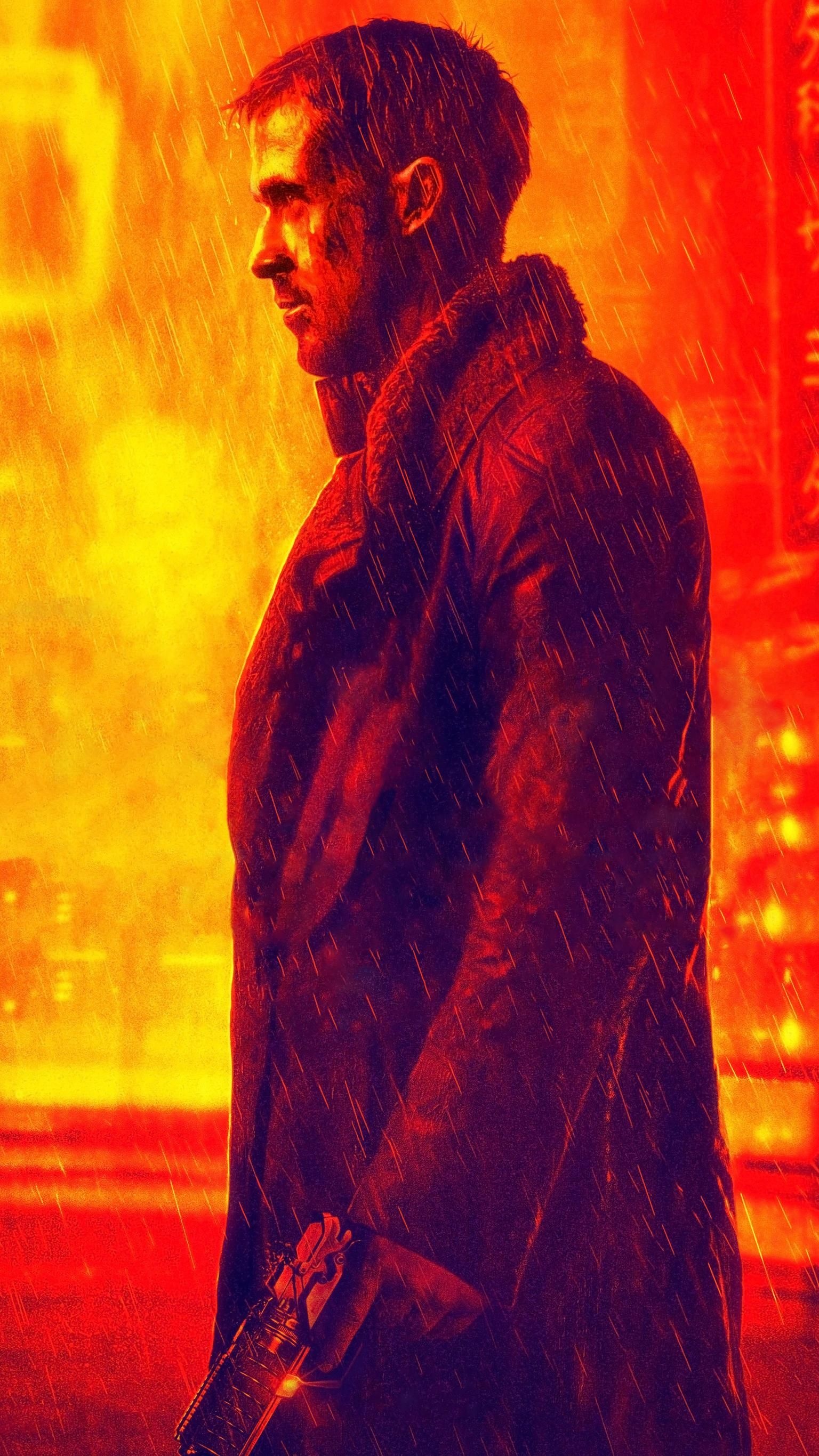 Blade Runner 2049 film, Futuristic dystopia, Sci-fi masterpiece, Stunning visuals, 1540x2740 HD Handy