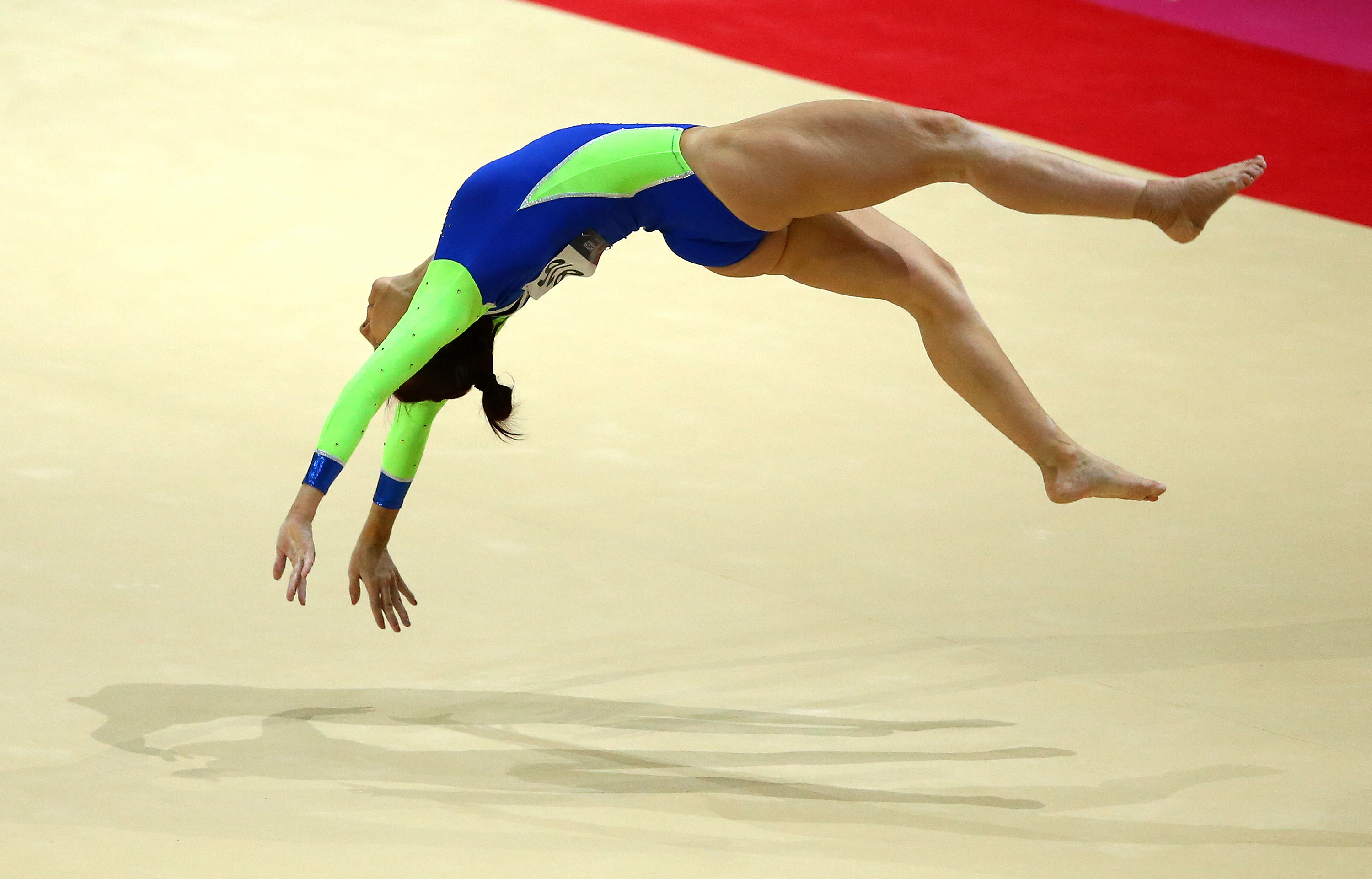 Acrobatic Gymnastics: A floor performance at The 2022 European Championships, A competitive artistic sport. 3000x1930 HD Wallpaper.