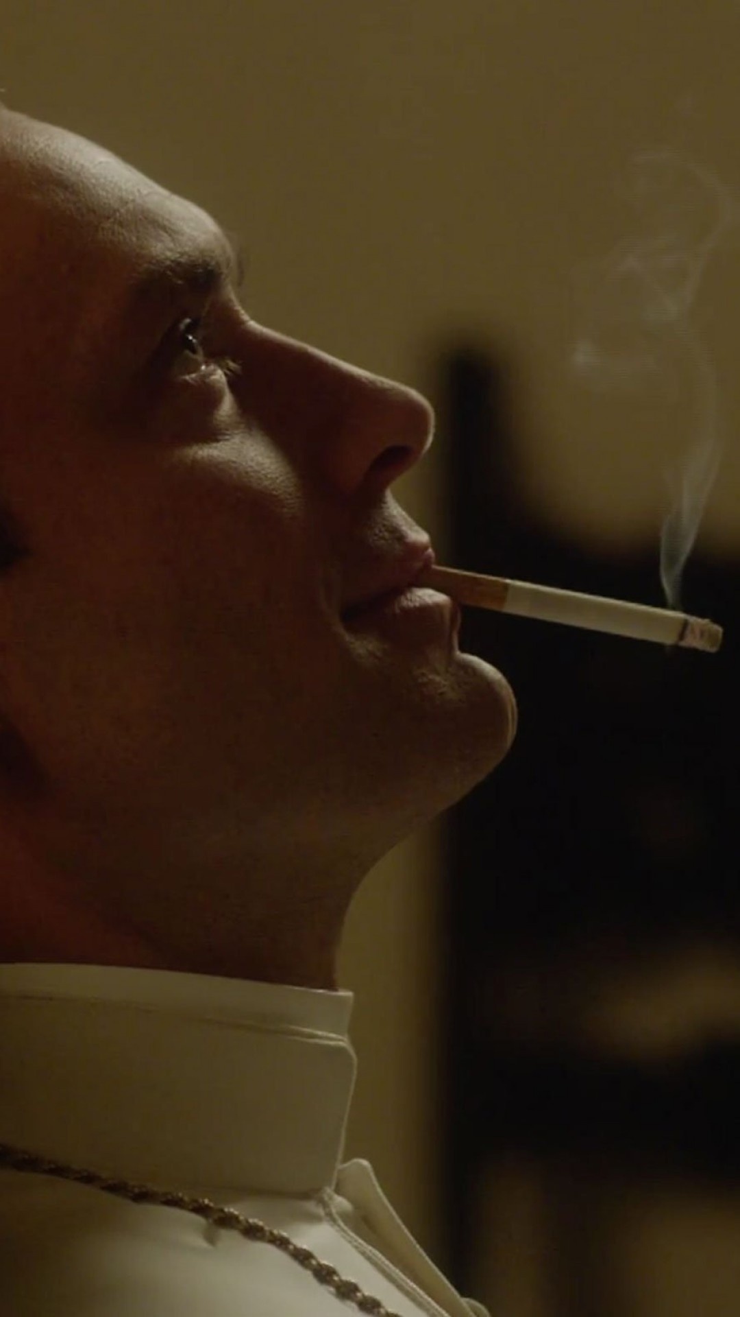 Jude Law, The Young Pope, Best TV series, Smoky atmosphere, 1080x1920 Full HD Phone