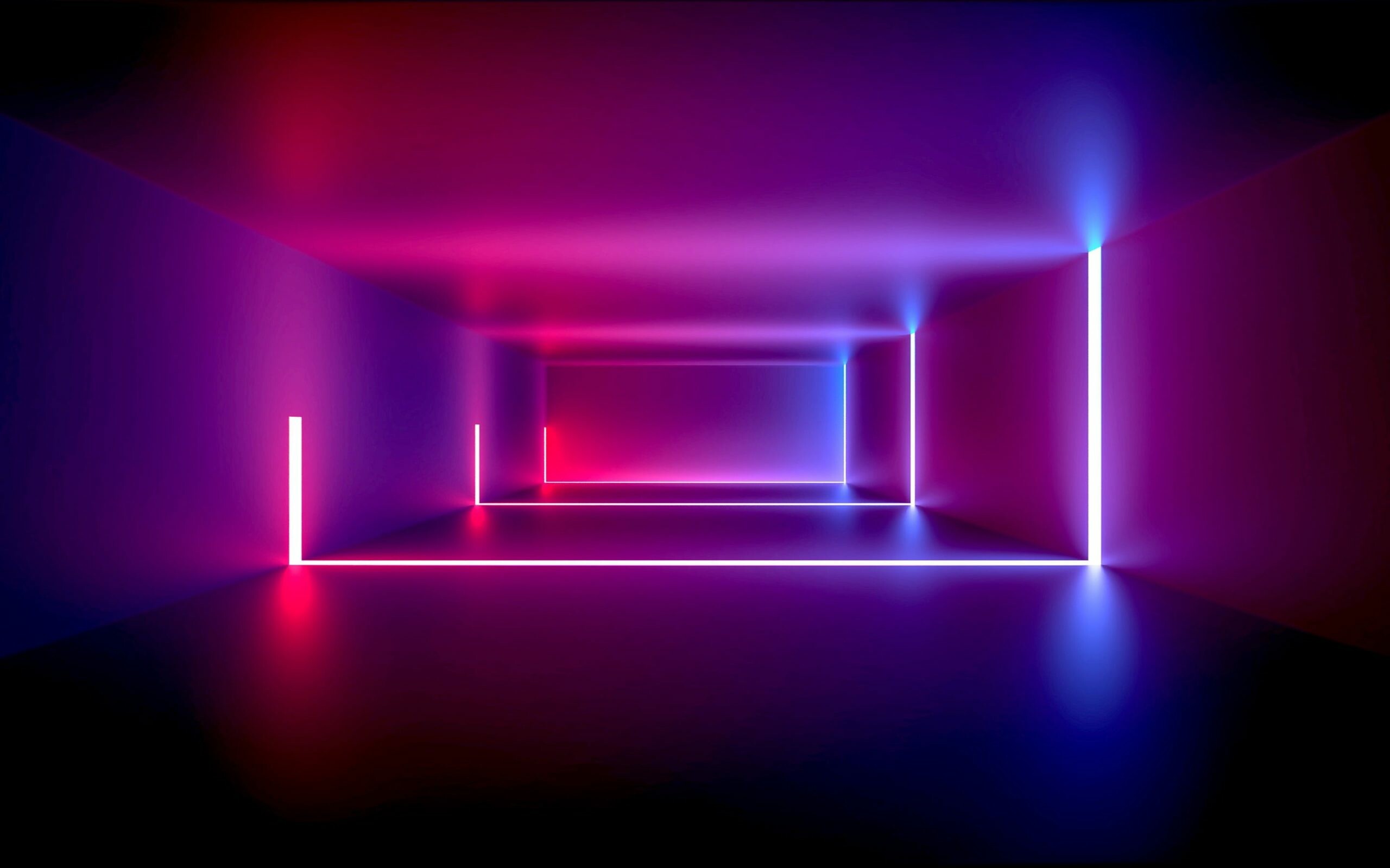 Neon: Design, Abstract, A combination of bright colors and bold shapes. 2560x1600 HD Wallpaper.