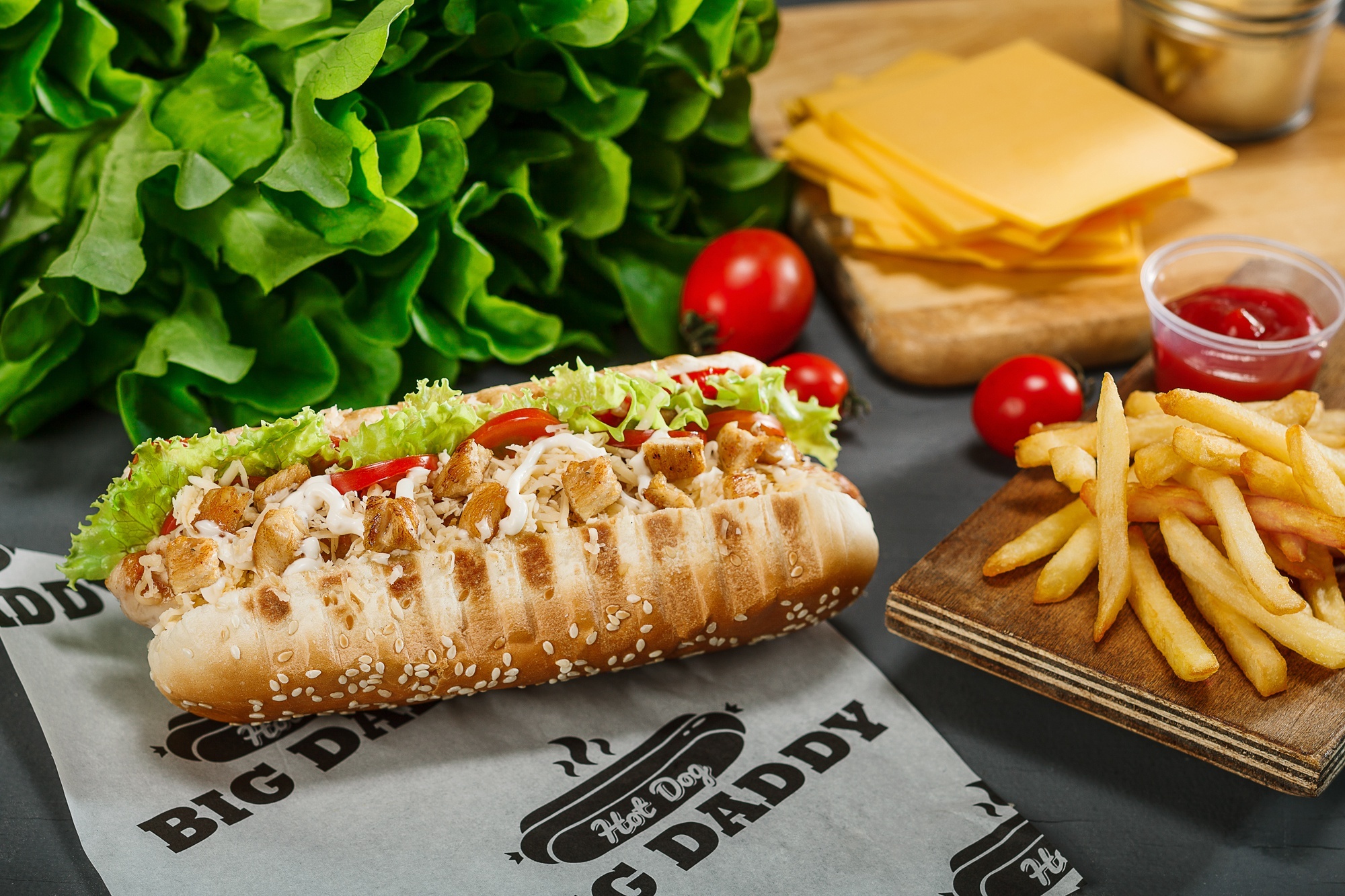 Mouthwatering hot dog, Gourmet toppings, Perfectly grilled, Summertime favorite, 2000x1340 HD Desktop