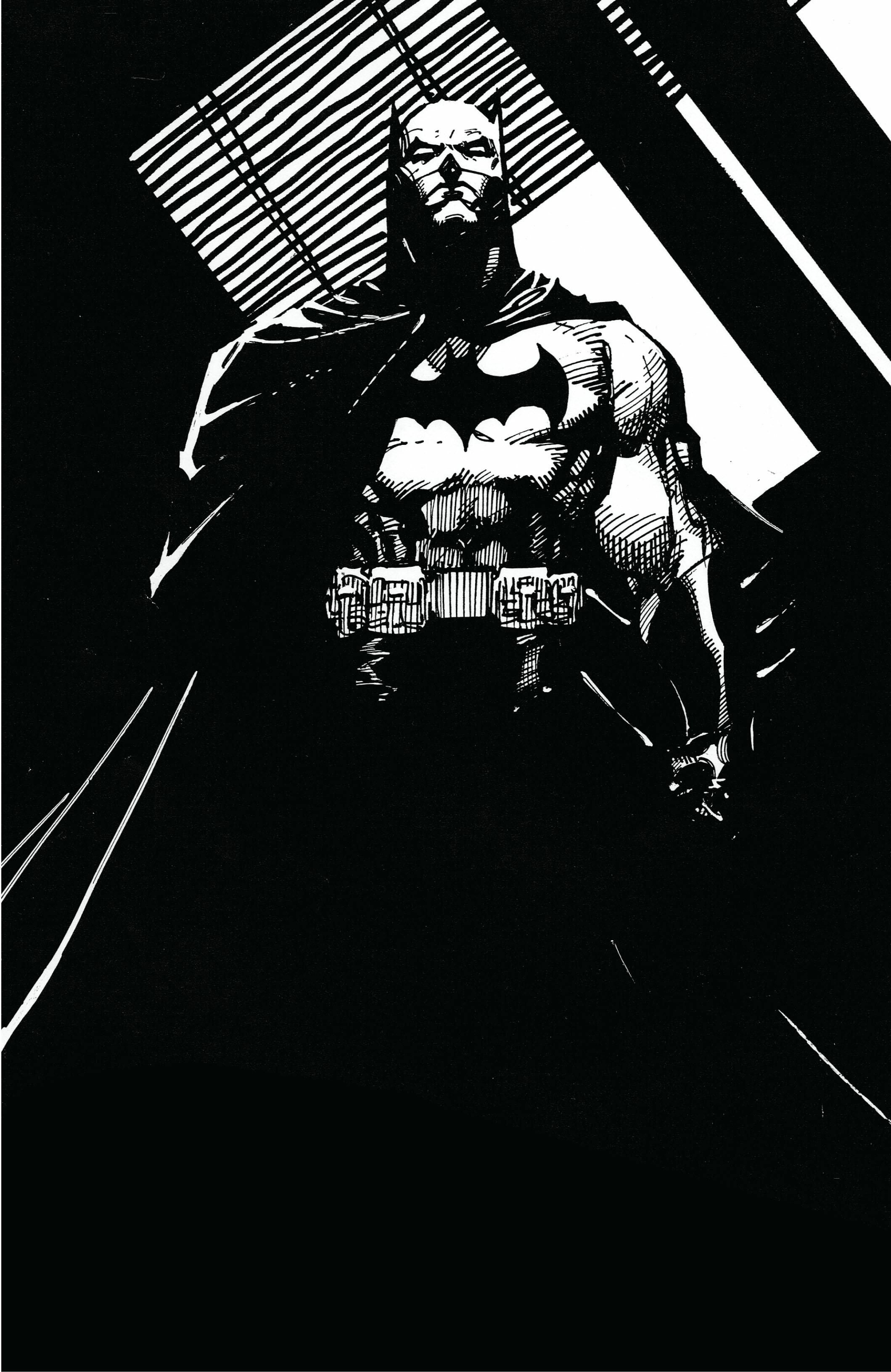 Batman by Jim Lee: A superhero appearing in American comic books published by DC, Comic art, Illustration. 2120x3270 HD Background.