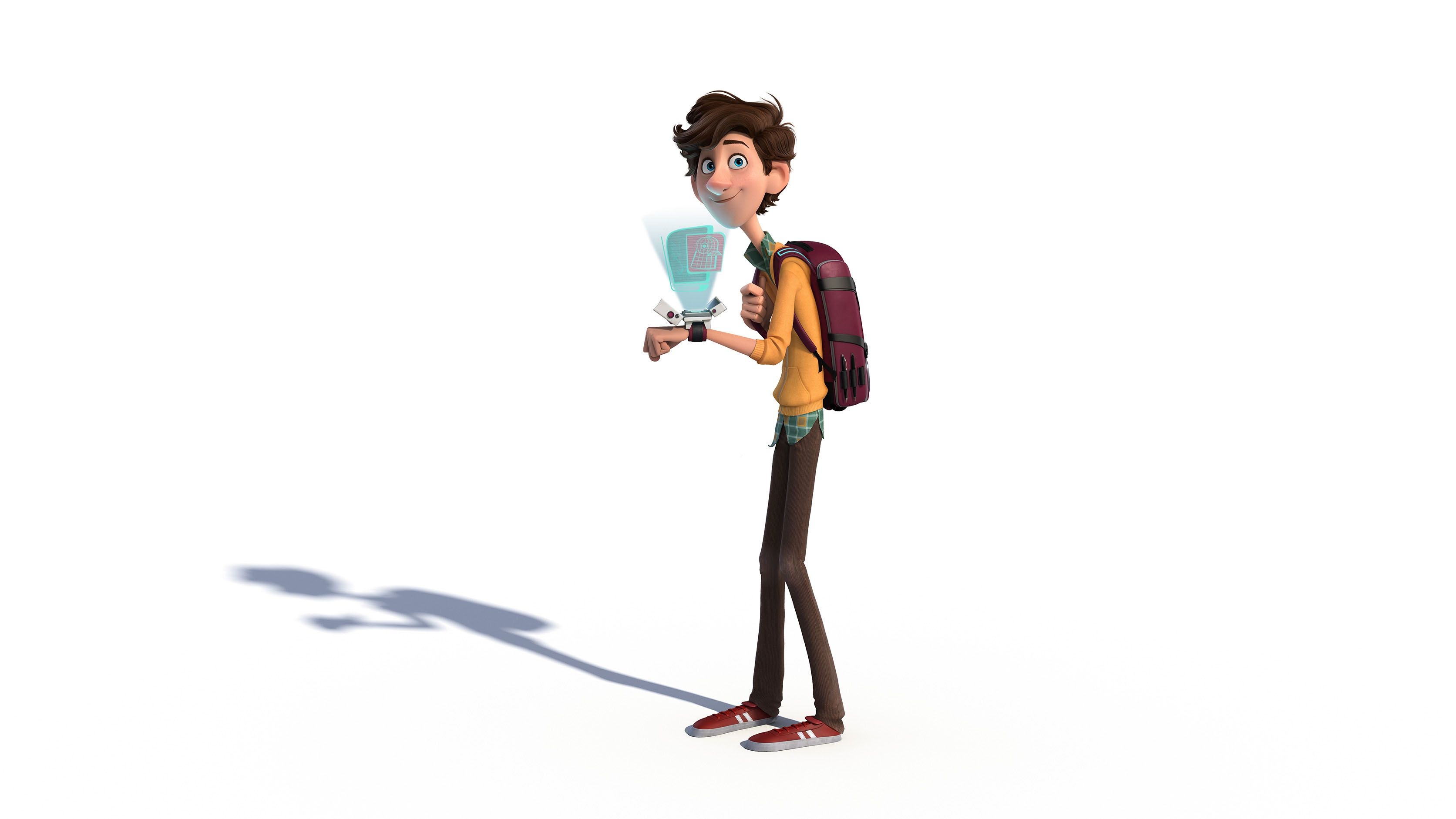 Spies in Disguise animation, Will Smith, Tom Holland, 3350x1890 HD Desktop