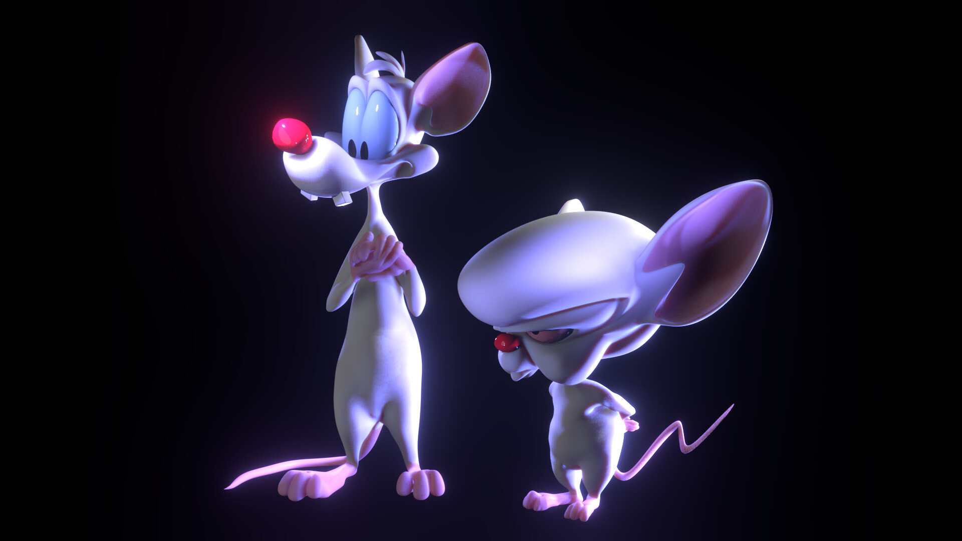 ArtStation - pinky and the brain 1920x1080