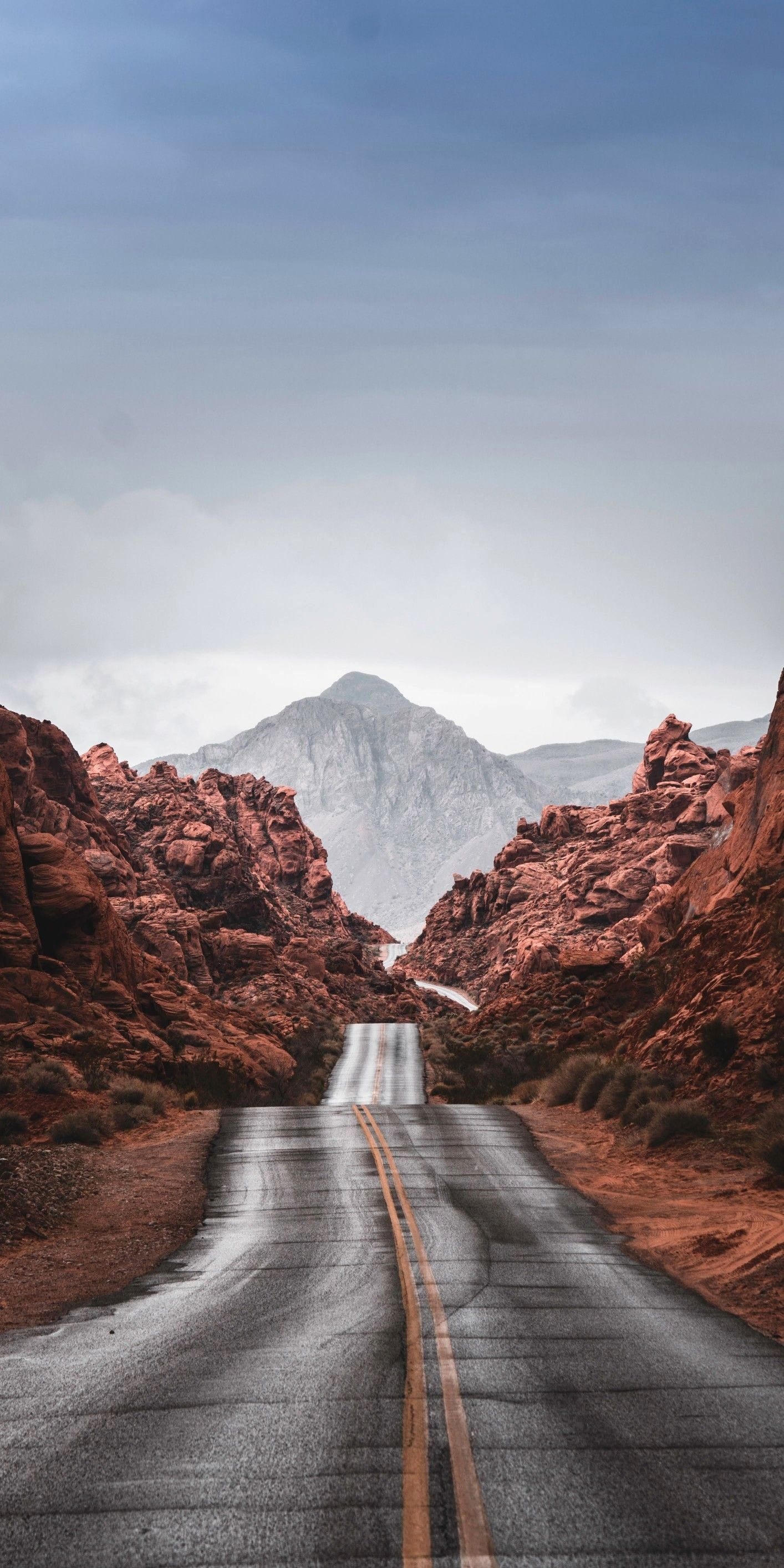 Road trip USA, Nevada adventure, Country highways, Scenic landscapes, 1420x2830 HD Handy