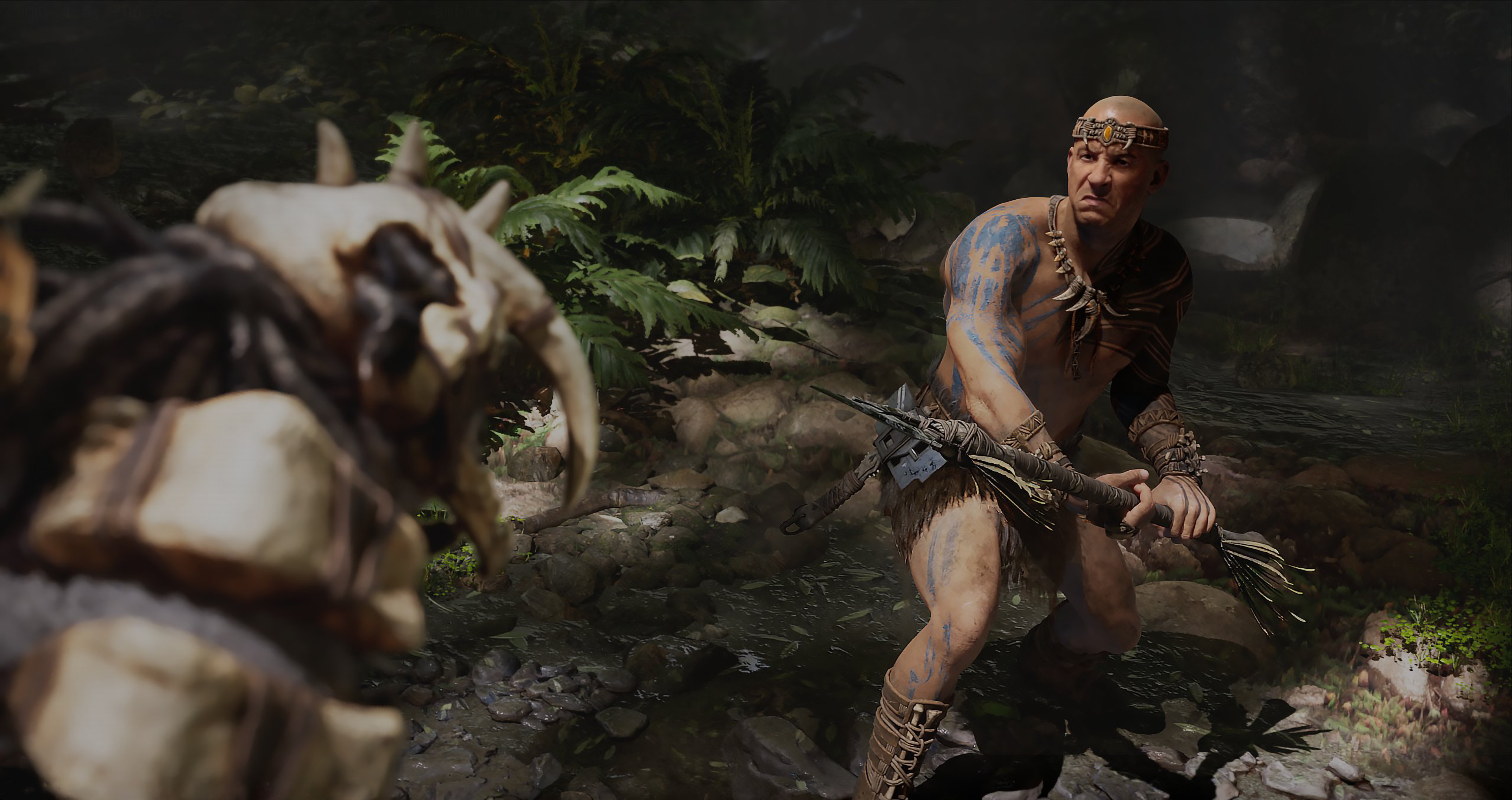 Ark II (Game): Vin Diesel, The sequel to Survival Evolved, Developed by Studio Wildcard. 3840x2040 HD Wallpaper.