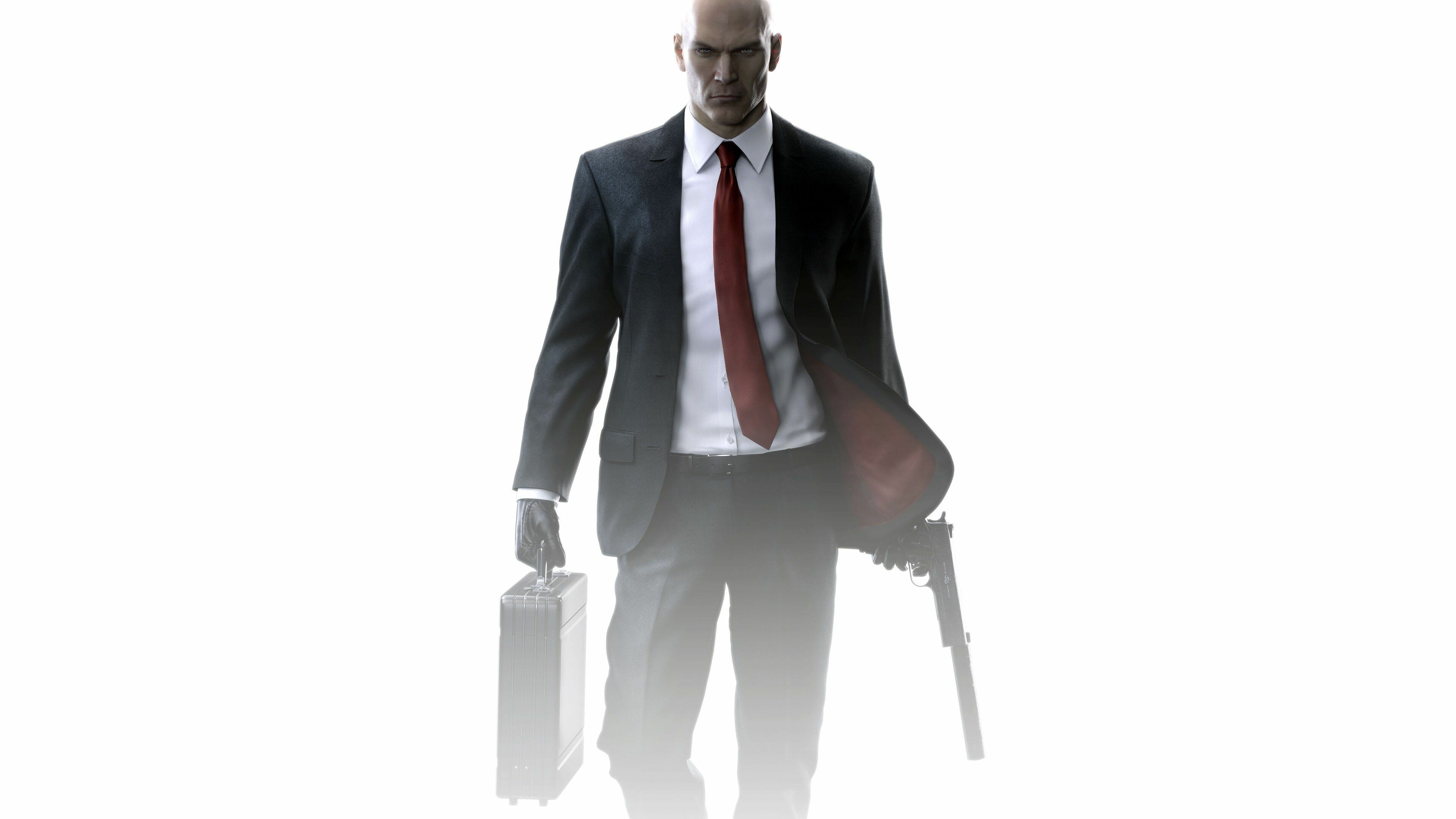 Hitman (Game): Stealth, Franchise developed by Danish developer IO Interactive. 3840x2160 4K Background.