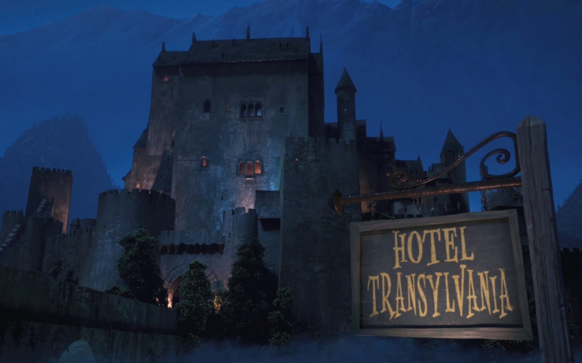 Hotel Transylvania fun, Bashful puppy, Movie streaming, Cute and hilarious, 1920x1200 HD Desktop