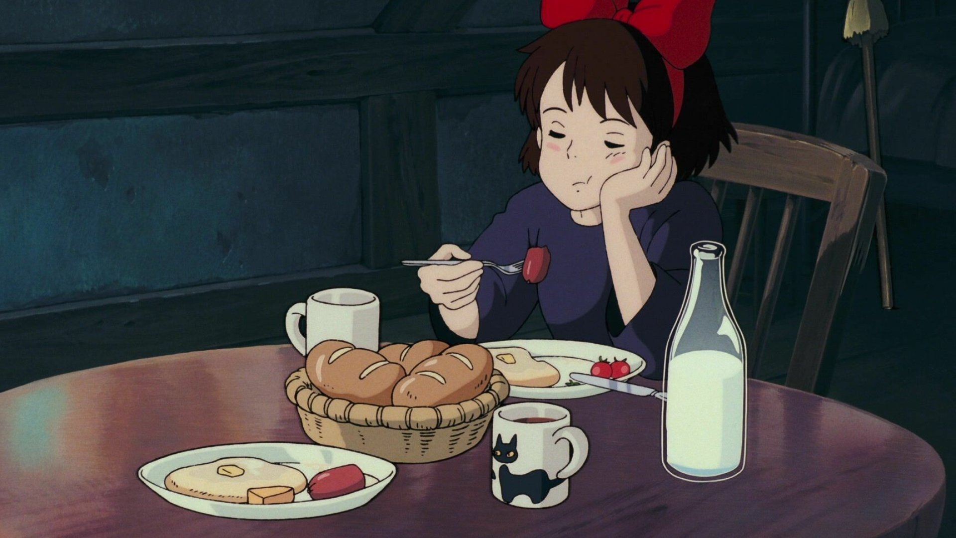 Kiki's Delivery Service: The movie is adapted from Majo no Takkyubin, a 1985 children’s book written by Eiko Kadono. 1920x1080 Full HD Wallpaper.