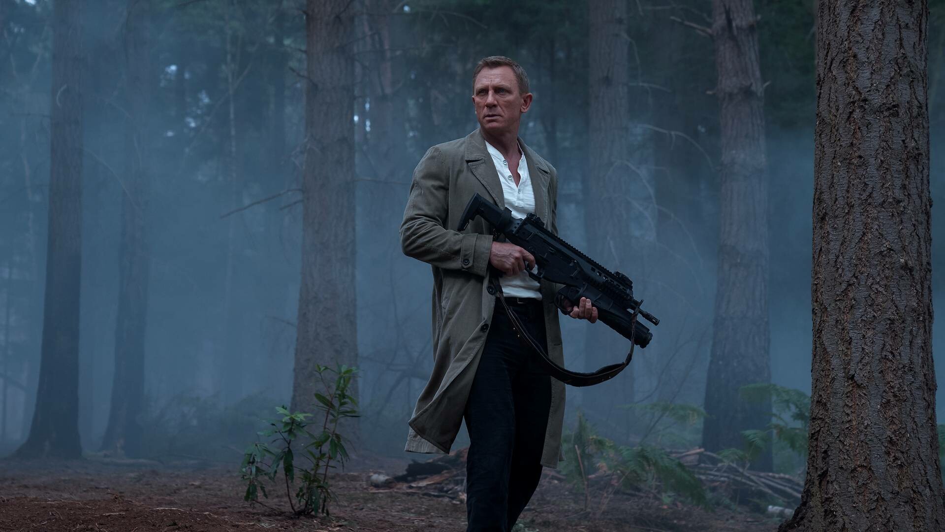 No Time to Die: An epic action film that presents 007 with one of his toughest missions. 1920x1080 Full HD Background.