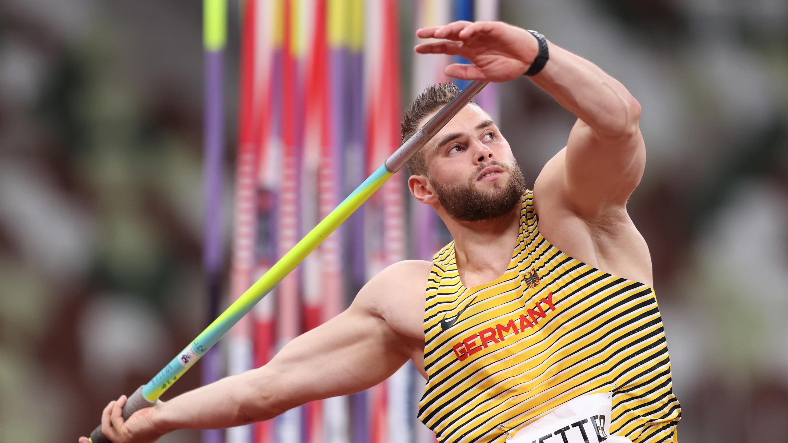 Johannes Vetter, Olympic Games 2021, Javelin throw, Top favorite's disappointment, 2560x1440 HD Desktop