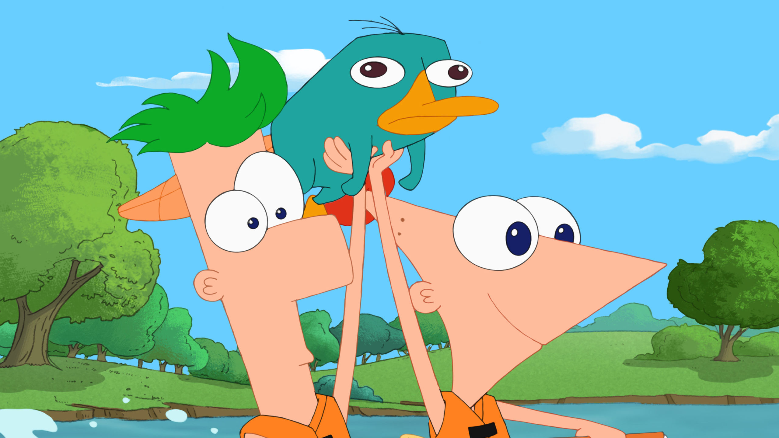 Noooooo, Disney channel's Phineas and Ferb, June, 2560x1440 HD Desktop