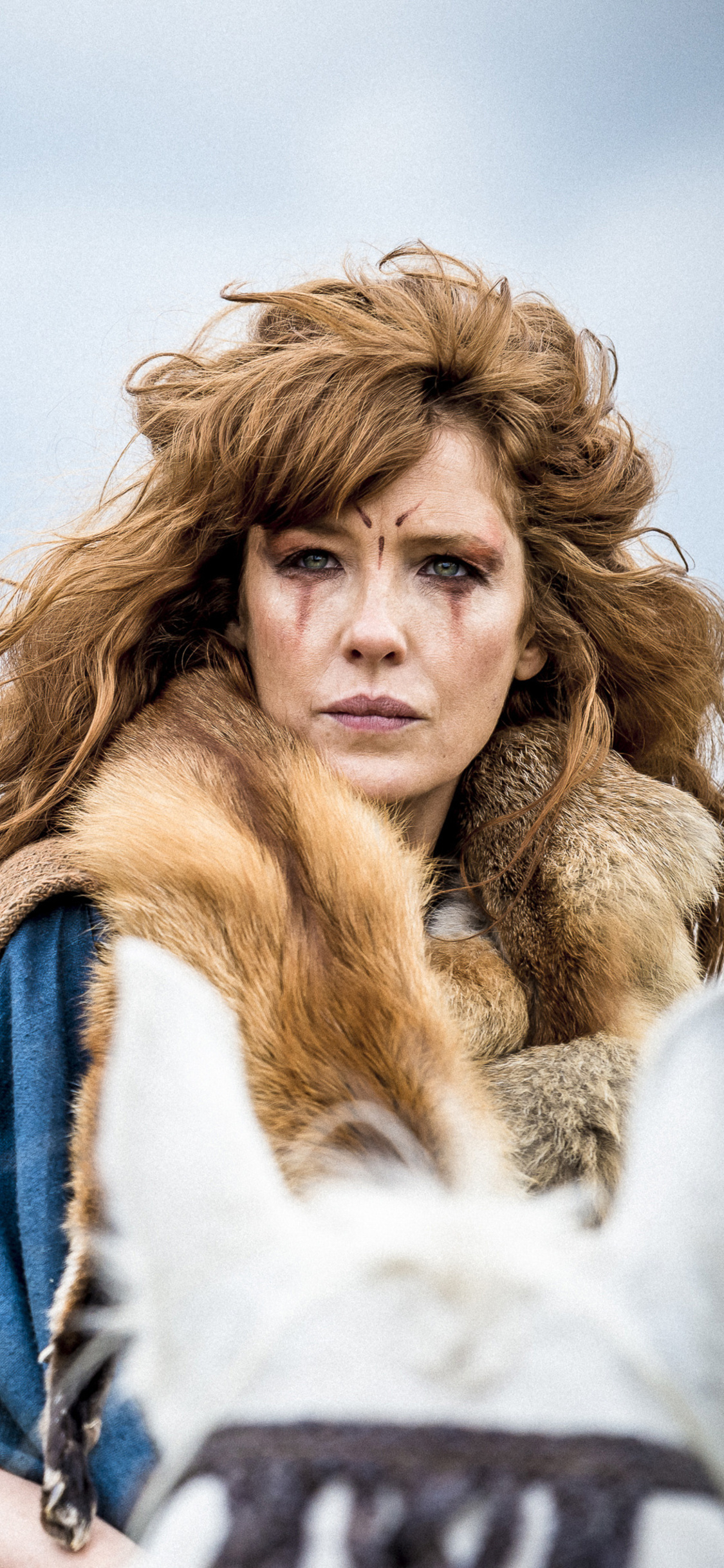 Kelly Reilly, Britannia TV Series, iPhone wallpapers, Epic fantasy, 1130x2440 HD Phone