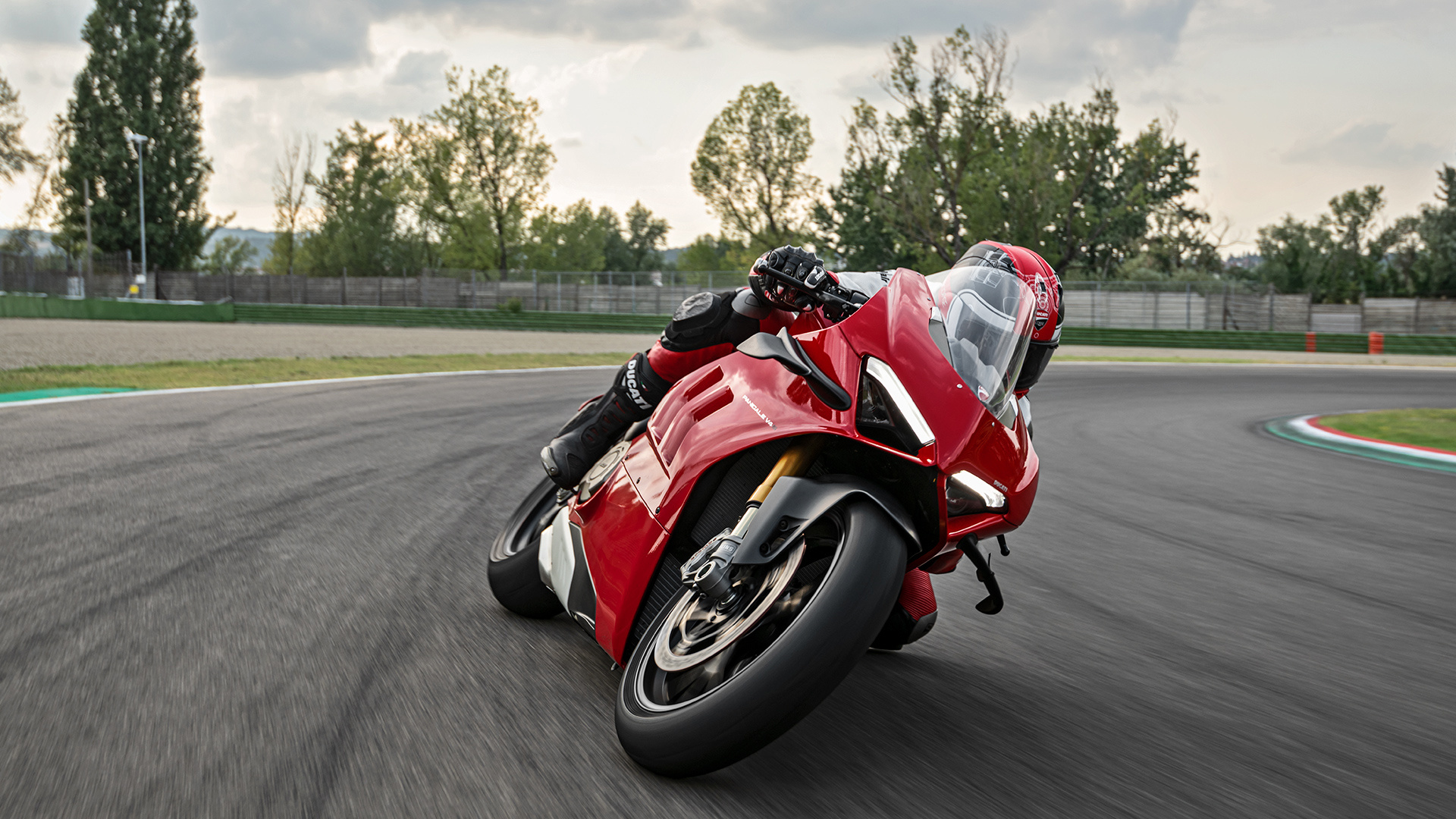 Ducati Panigale V4, High-performance motorcycle, Sleek design, Thrilling ride, 1920x1080 Full HD Desktop