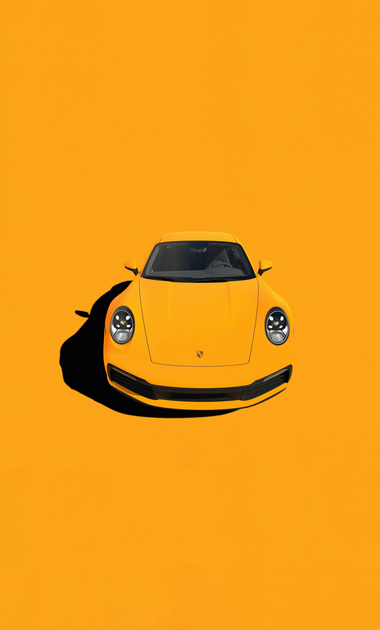 Porsche: 911, Sportcar, Minimal, Luxury Vehicle. 1280x2120 HD Background.