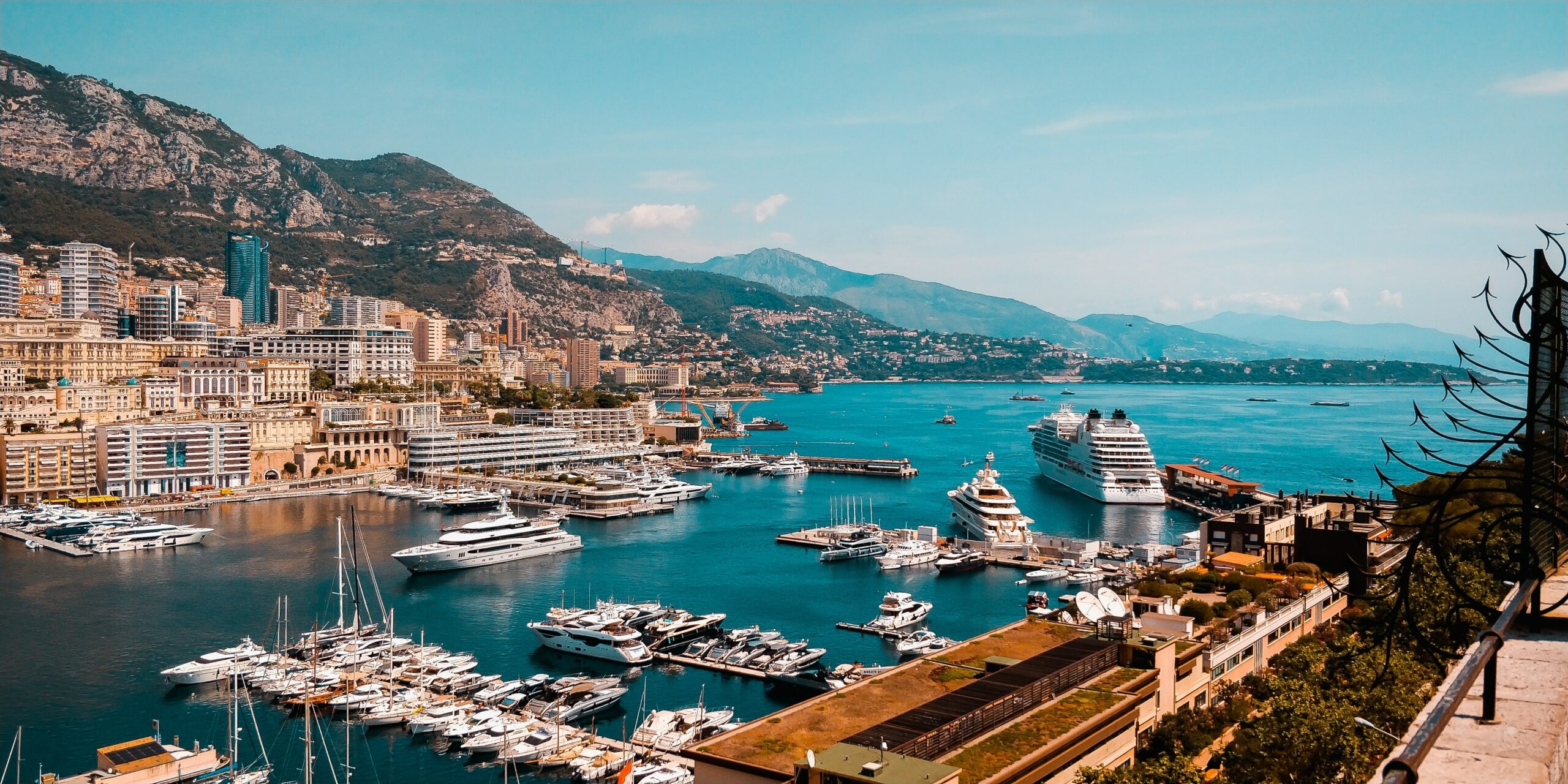 Monaco, Yachting hotspots, Cte d'Azur, 2560x1280 Dual Screen Desktop