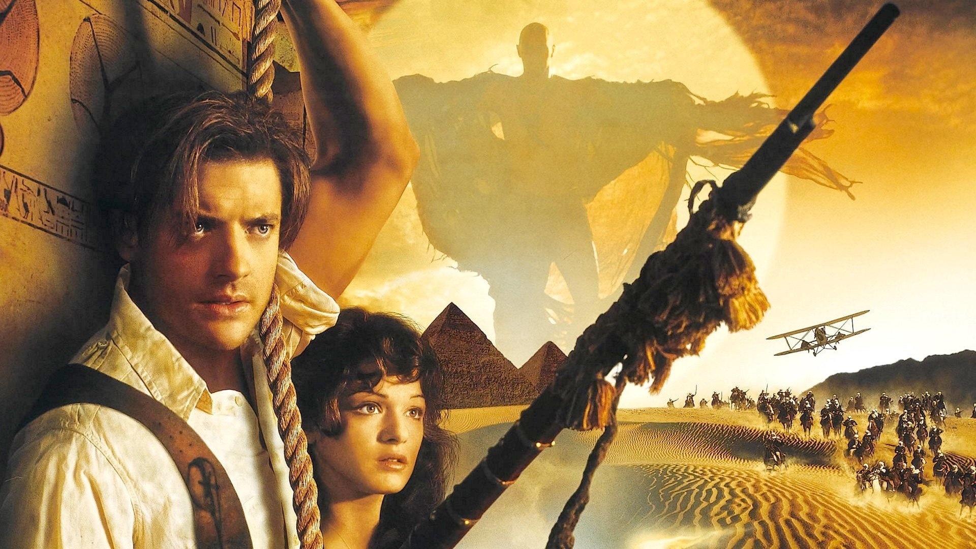 The Mummy (Movie): Evelyn, Egyptologist, Film characters. 1920x1080 Full HD Background.