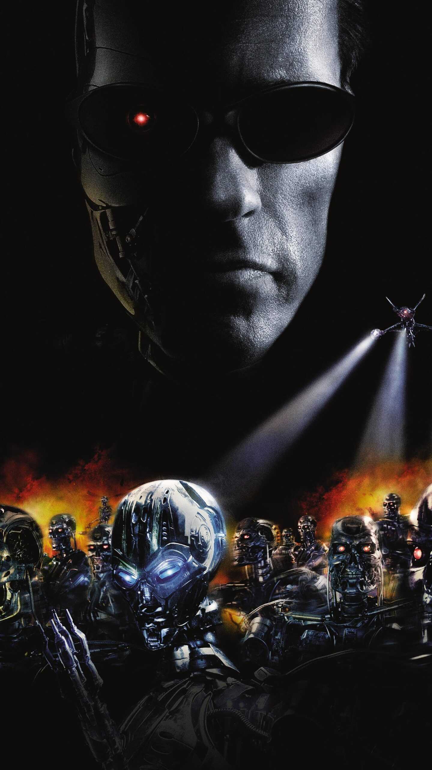 Terminator wallpaper, High-definition design, Futuristic aesthetic, 1440x2560 HD Phone
