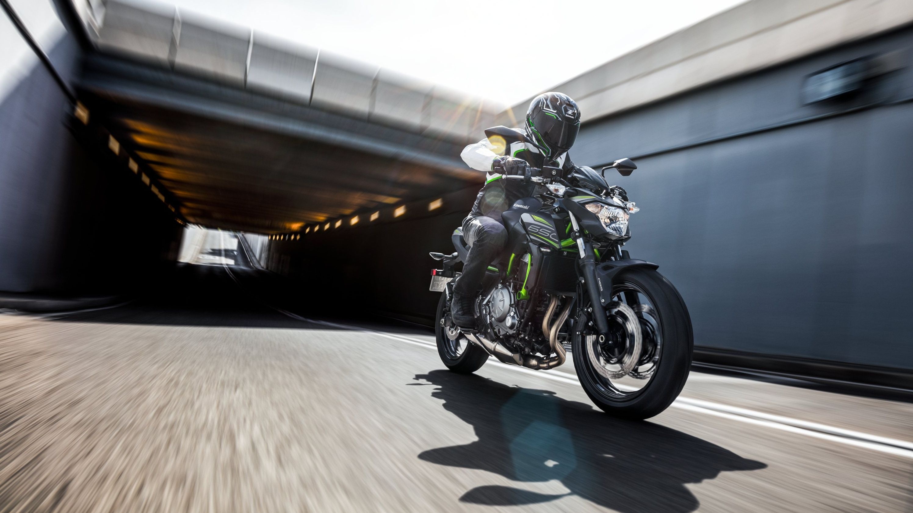 Kawasaki Z650, Powerful street presence, Dynamic performance, Unleash the beast, 3000x1690 HD Desktop