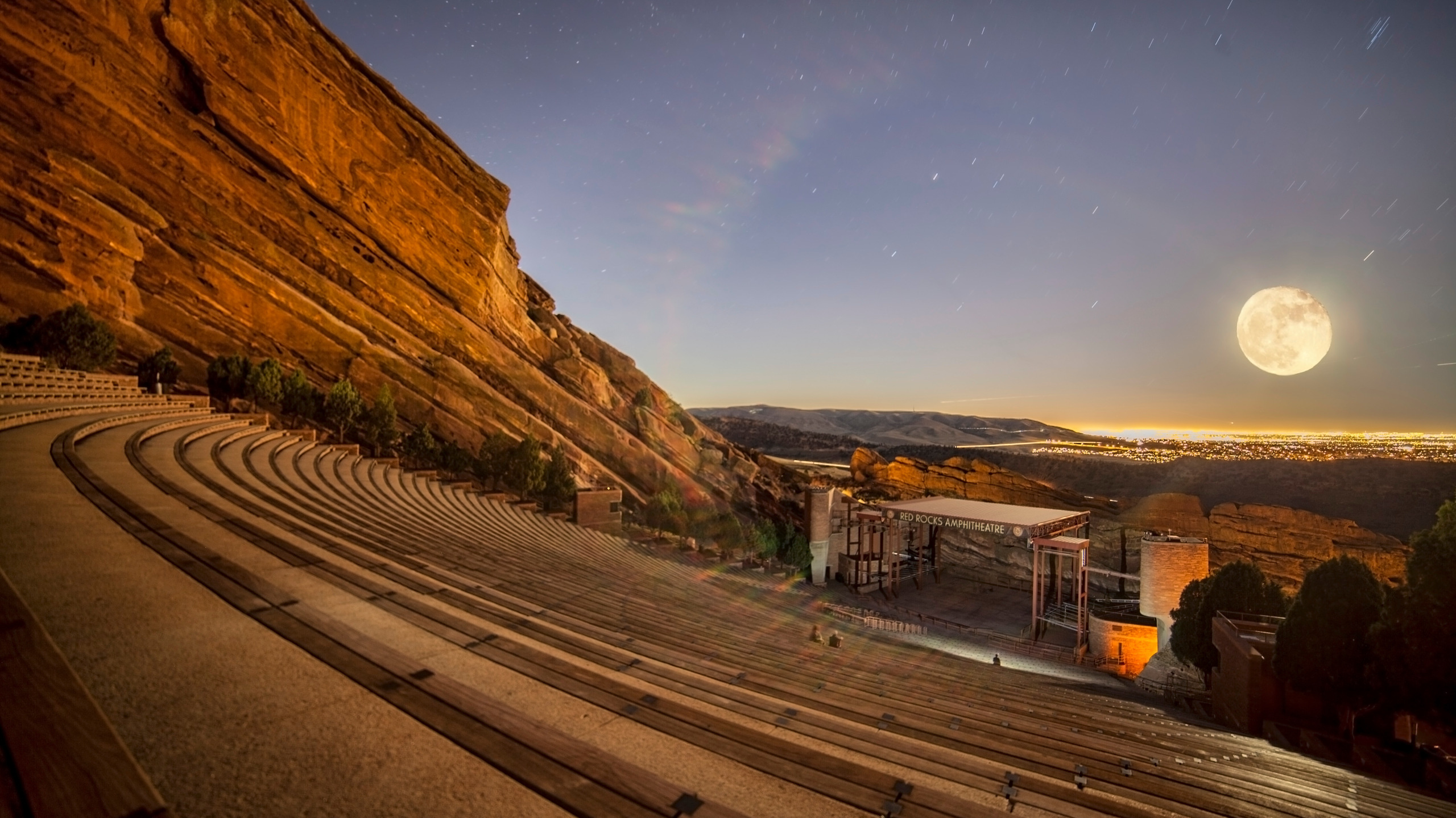 Red Rocks Amphitheatre, Travels, Denver to Breckenridge, Gold Rush Transportation, 2560x1440 HD Desktop