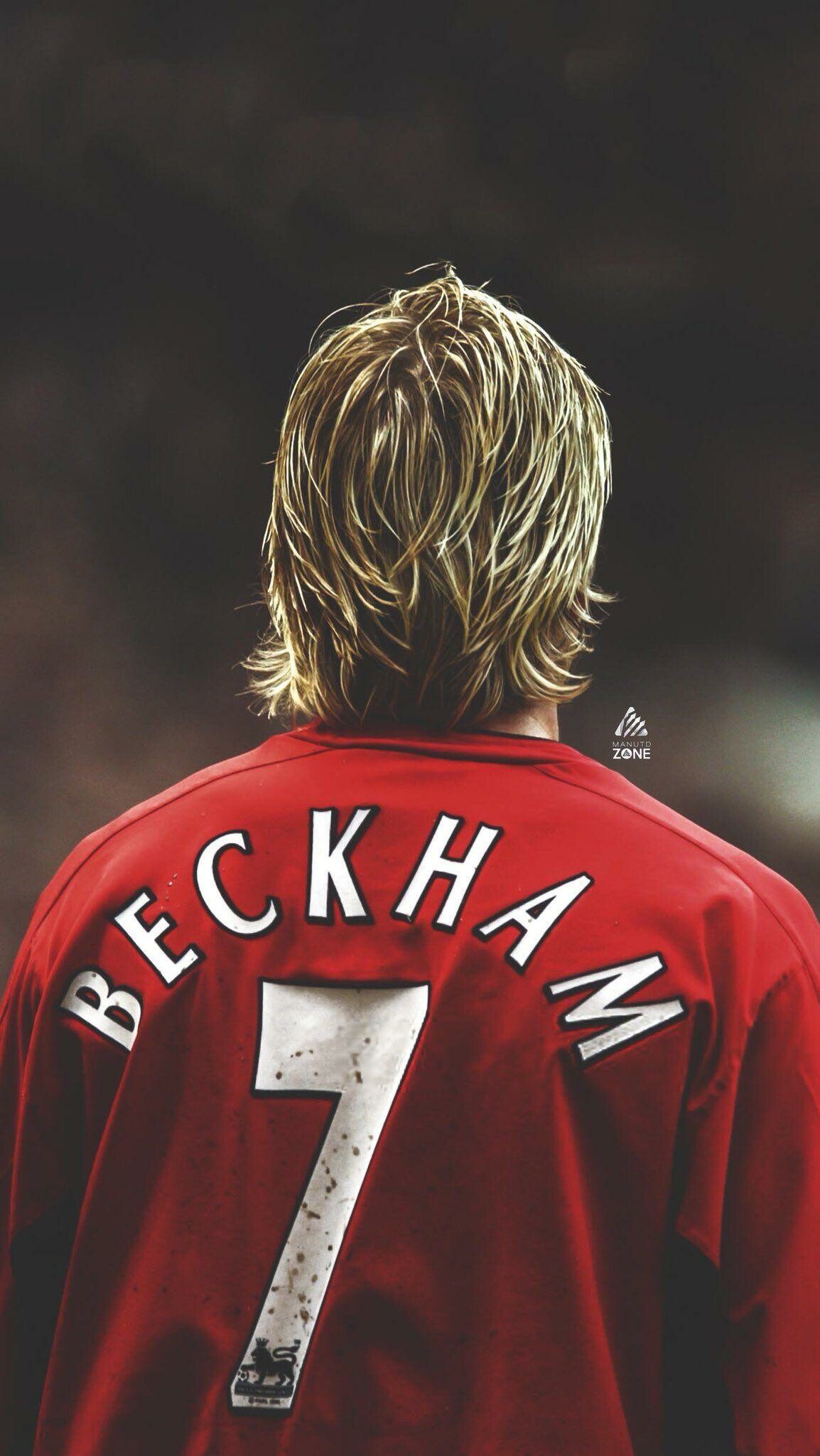 David Beckham: Had made 265 Premier League appearances for Manchester United and scored 61 goals. 1160x2050 HD Background.