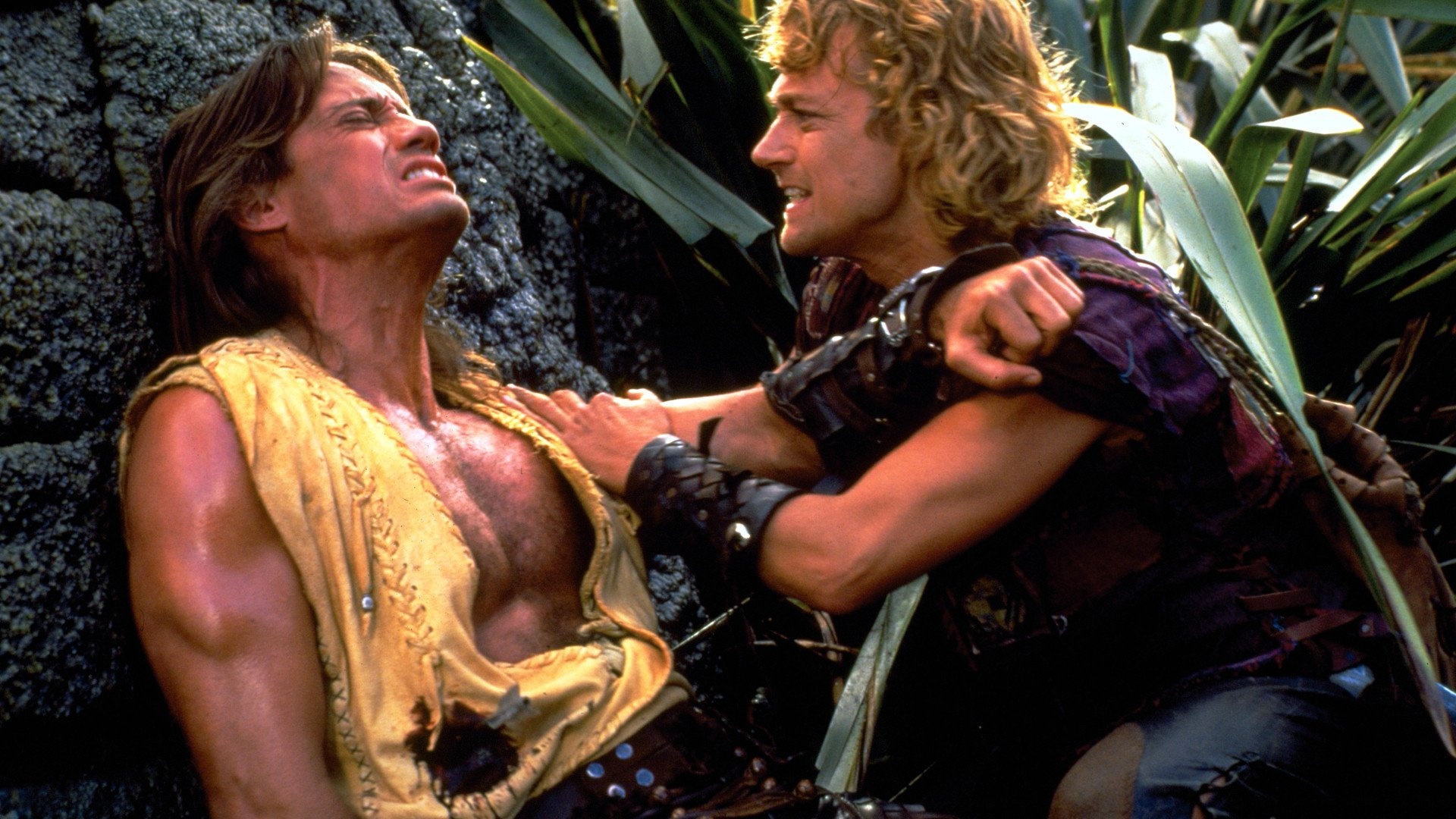 Hercules: The Legendary Journeys (TV Series): Kevin Sorbo and Michael Hurst as Iolaus - a sidekick, best friend, and companion. 1920x1080 Full HD Wallpaper.