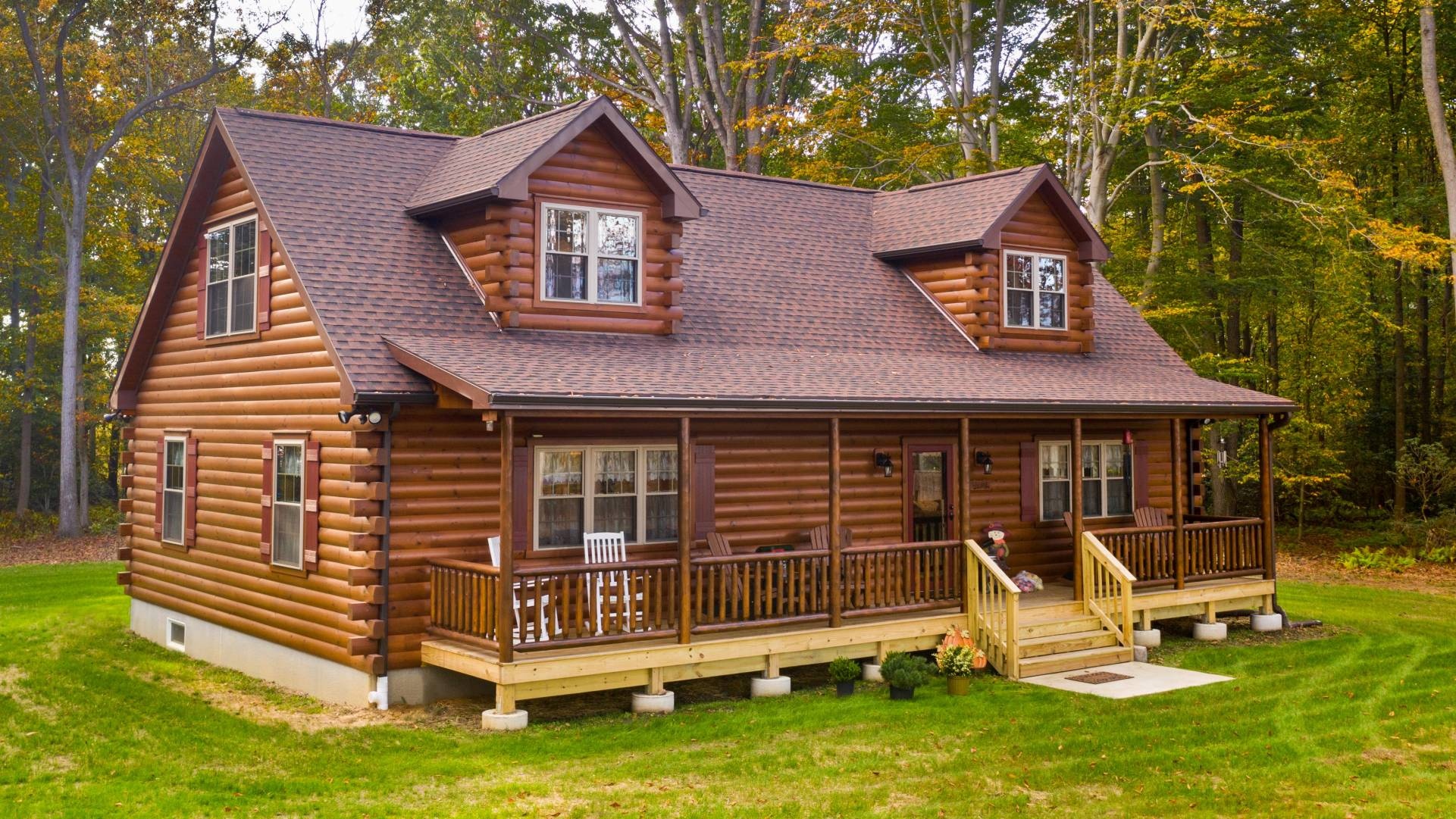 Log Cabin, Amish craftsmanship, Affordable luxury, Quality cabins, Traditional charm, 1930x1090 HD Desktop