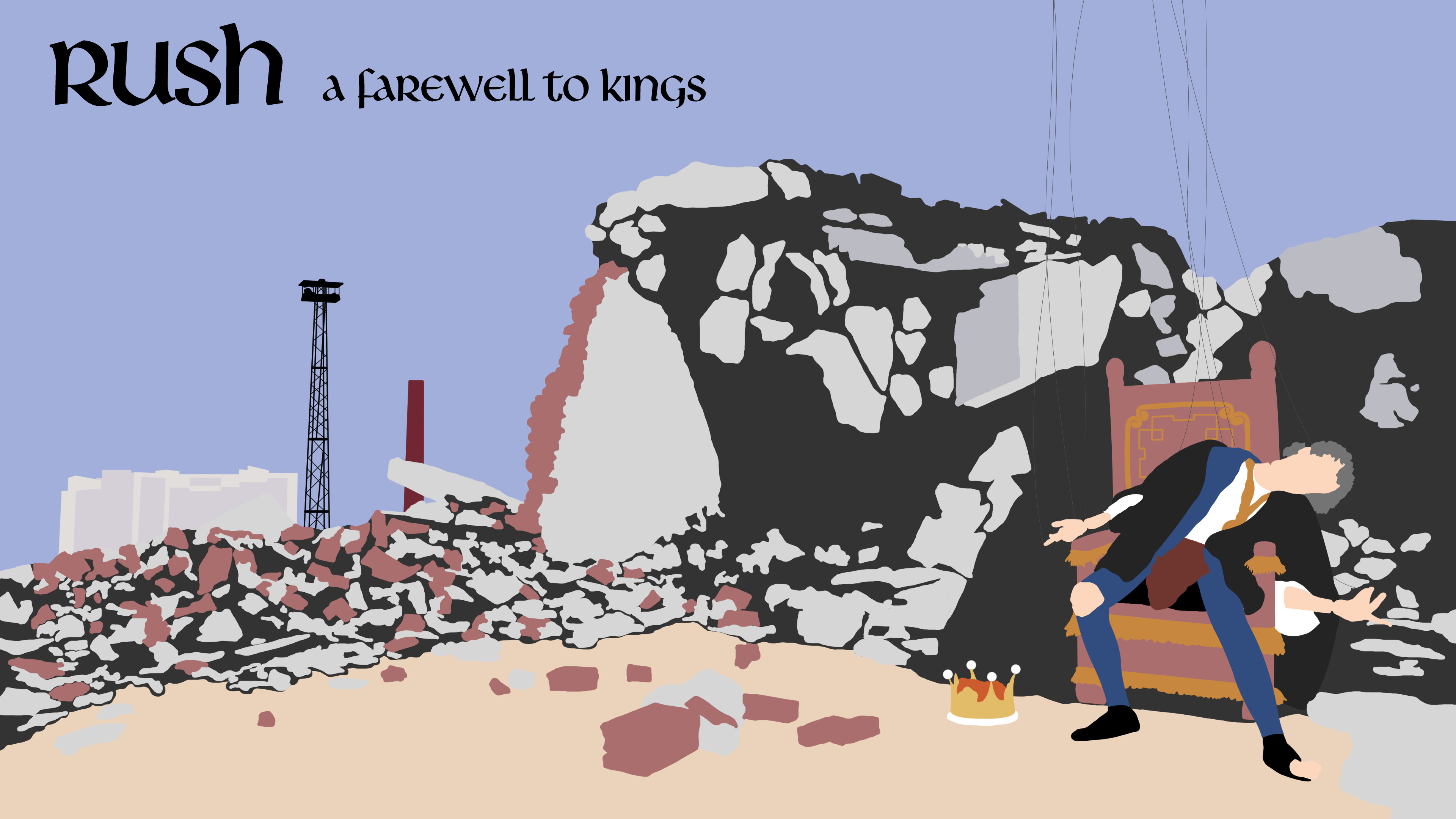 Got snowed in this 's a new Rush wallpaper! A Farewell to Kings : r/rush 3840x2160