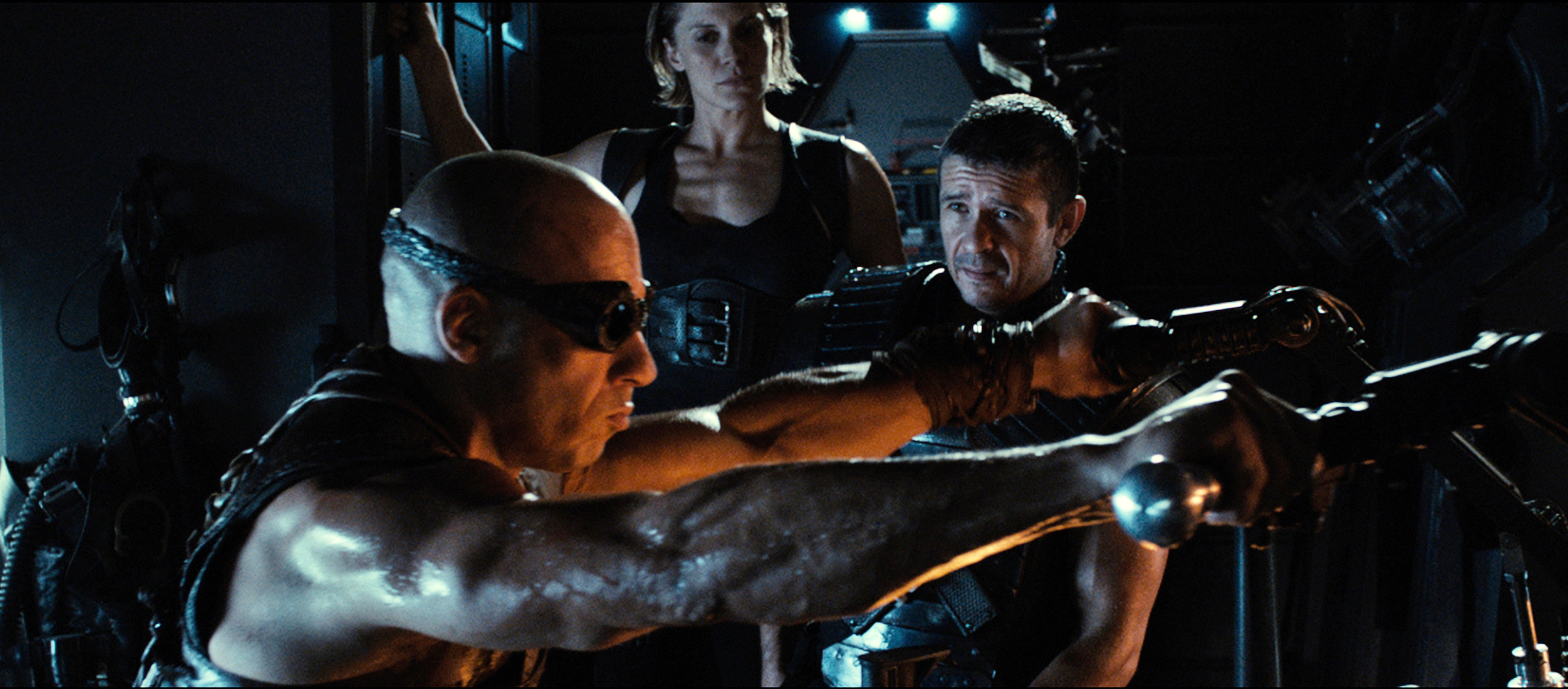 Riddick, Vin Diesel, wallpaper resolution, HD, 3440x1510 Dual Screen Desktop