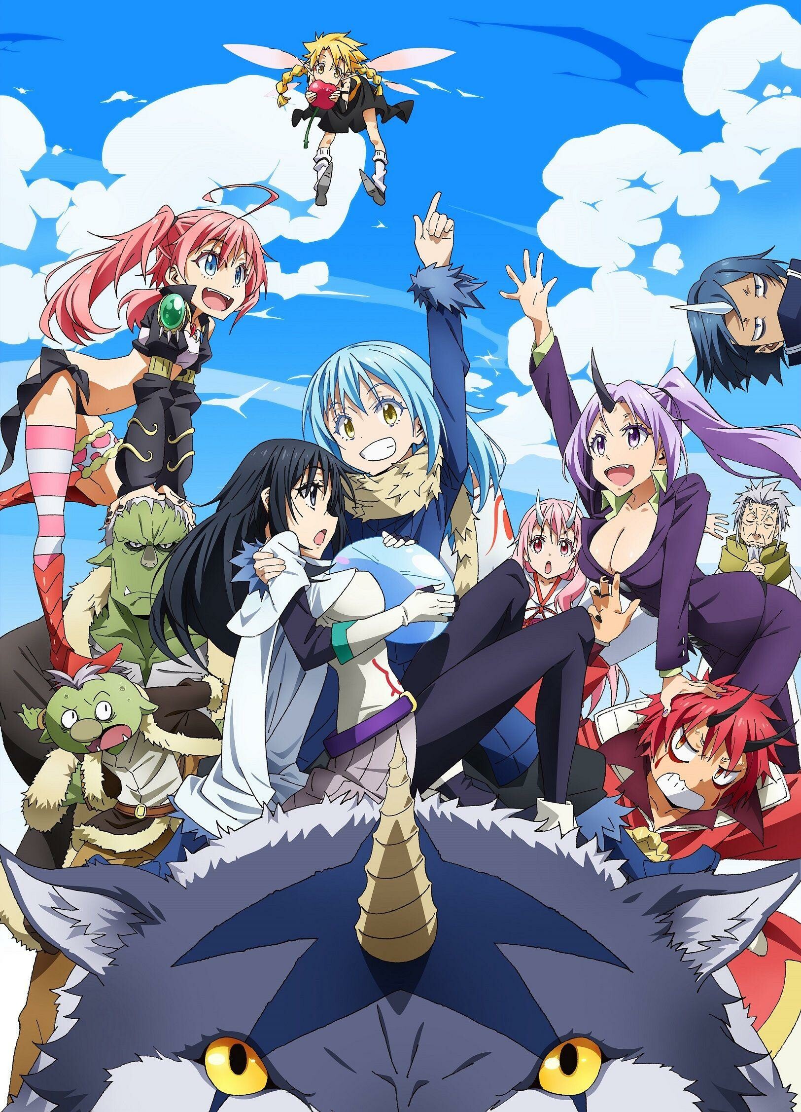 That Time I Got Reincarnated as a Slime: Isekai anime, A Japanese light novel series written by Fuse. 1630x2260 HD Wallpaper.