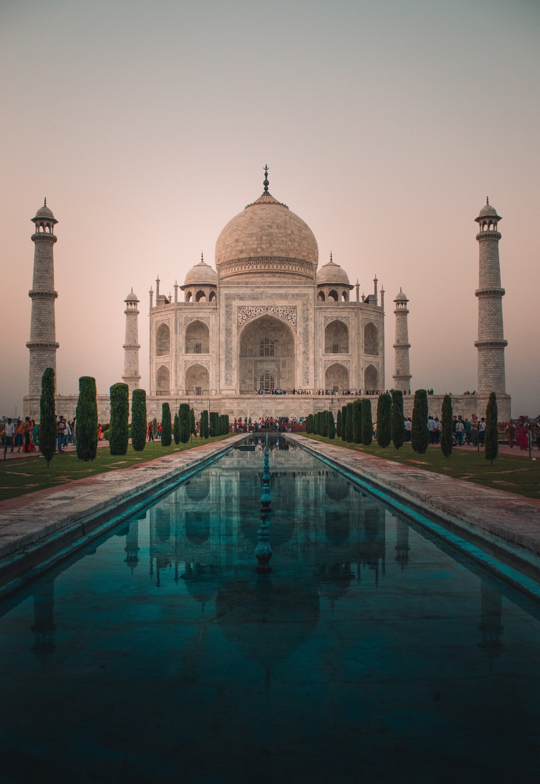 Taj Mahal, Iconic Indian monument, Architectural masterpiece, Serene white marvel, 1770x2560 HD Phone