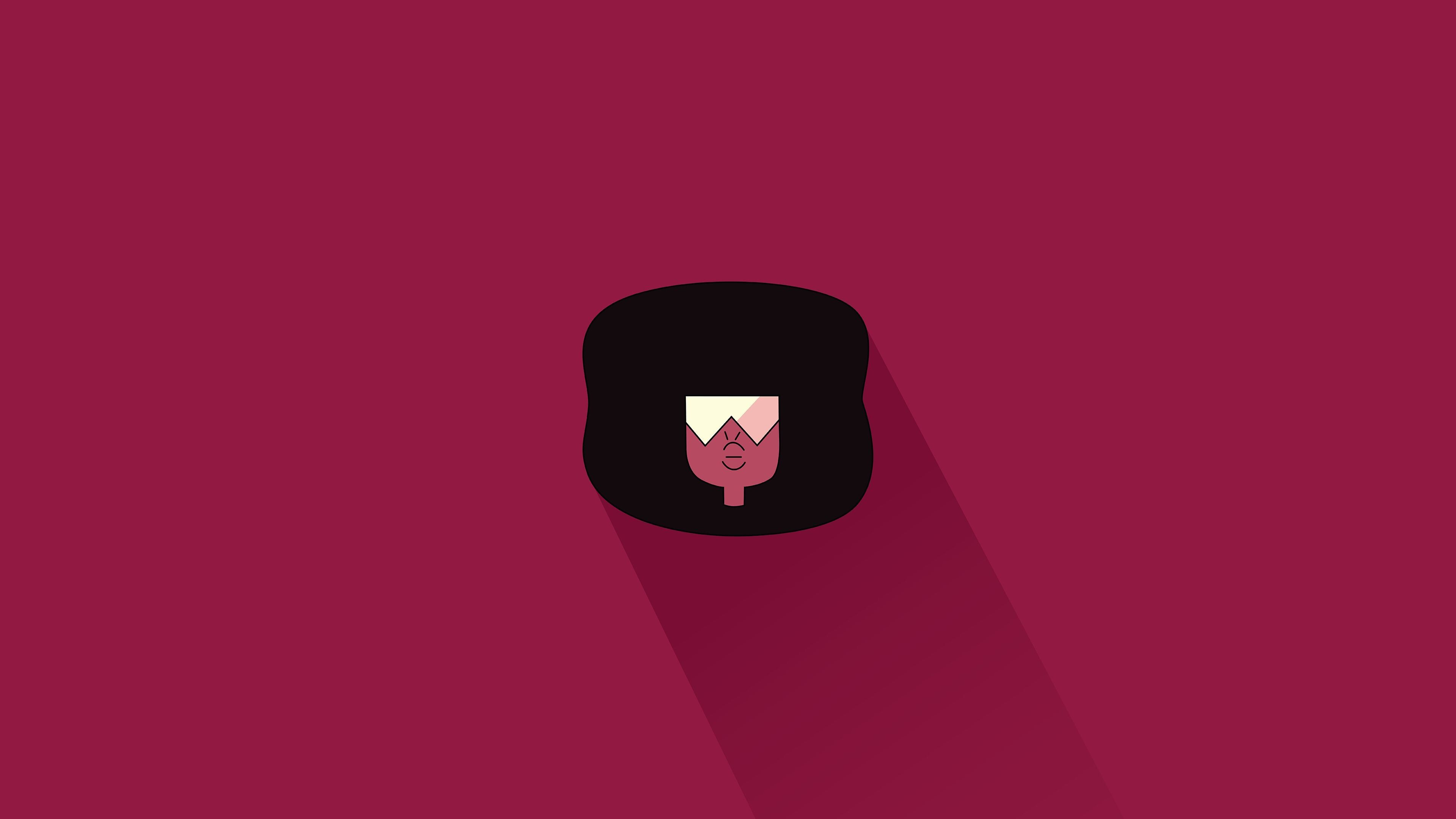 Garnet (Steven Universe): A Gem, A fictional alien being that exists as a magical gemstone projecting a holographic body, A fusion. 3840x2160 4K Background.
