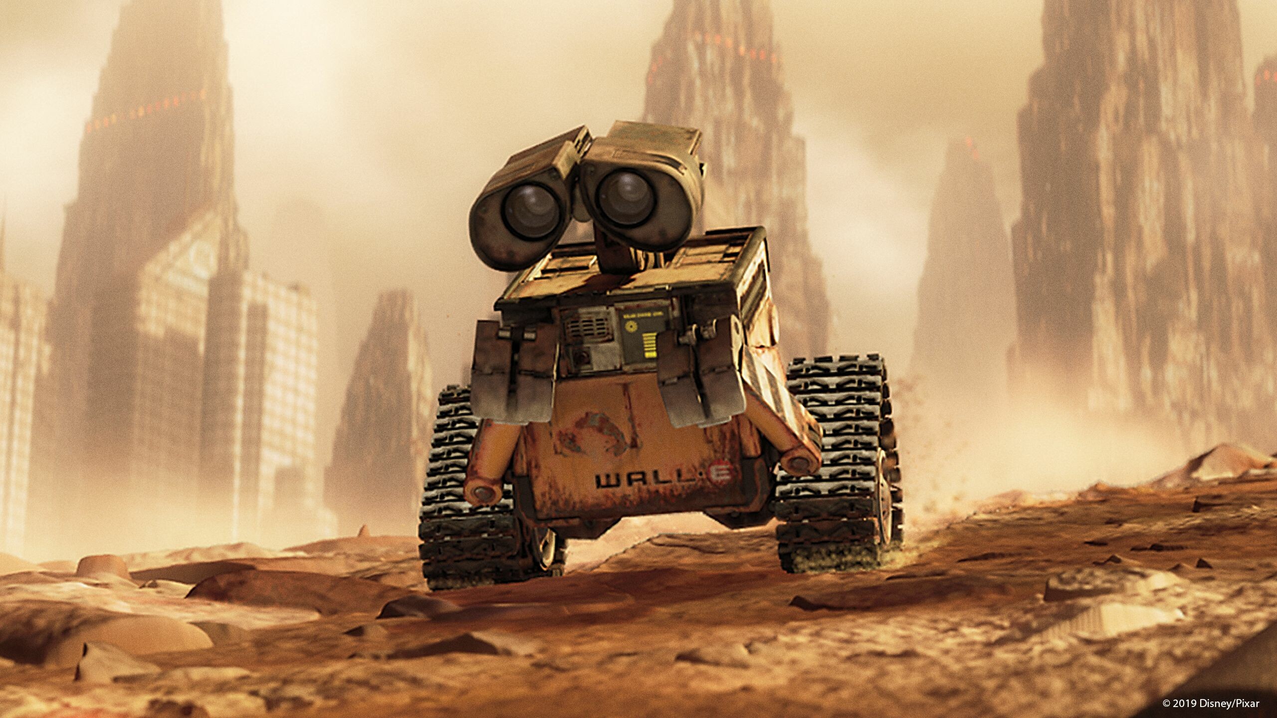 WALL·E: Waste Allocation Load Lifter Earth-Class. 2560x1440 HD Background.
