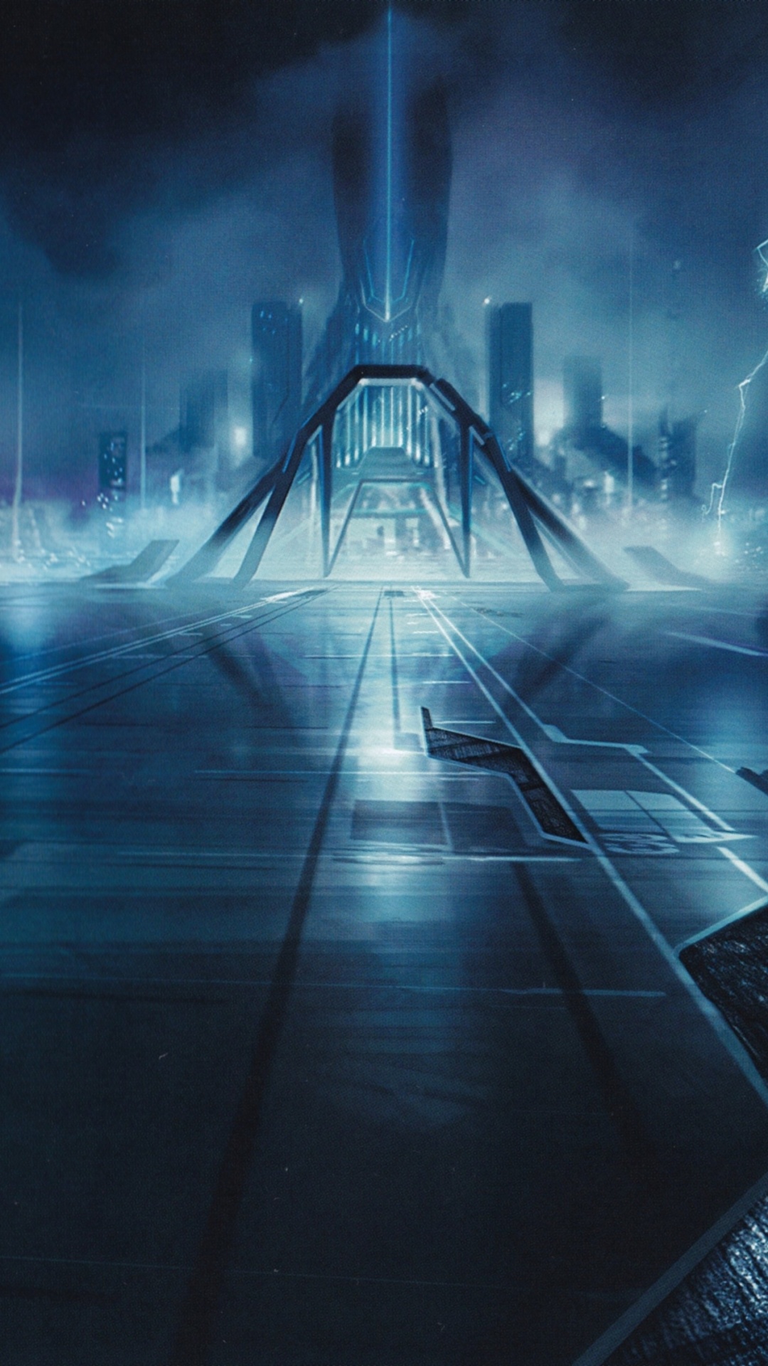 Tron (Movie): Legacy, Principal photography took place in Vancouver in April 2009. 1080x1920 Full HD Wallpaper.