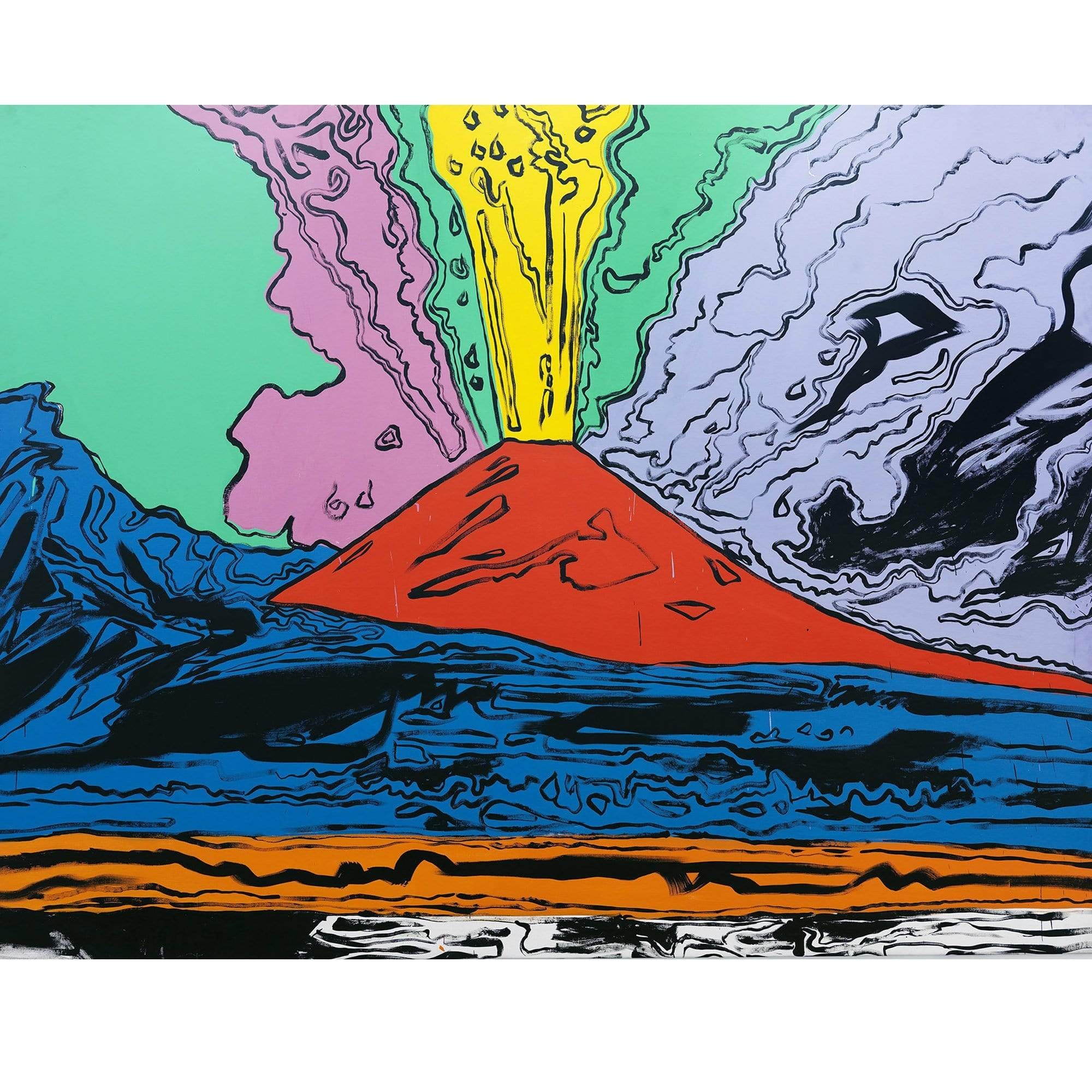 Andy Warhol, Vesuvius artwork, Various sizes available, Canvas, 2000x2000 HD Handy