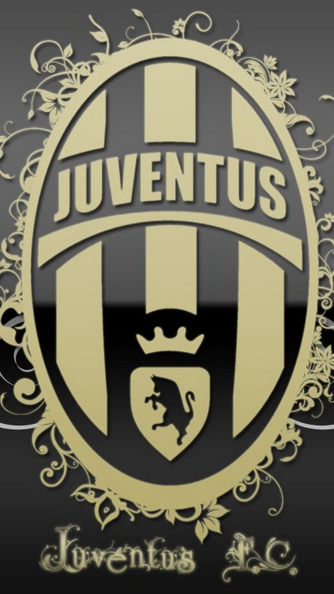Juventus: One of the top-ten wealthiest in world football in terms of value, revenue and profit since the mid-1990s. 1080x1920 Full HD Background.