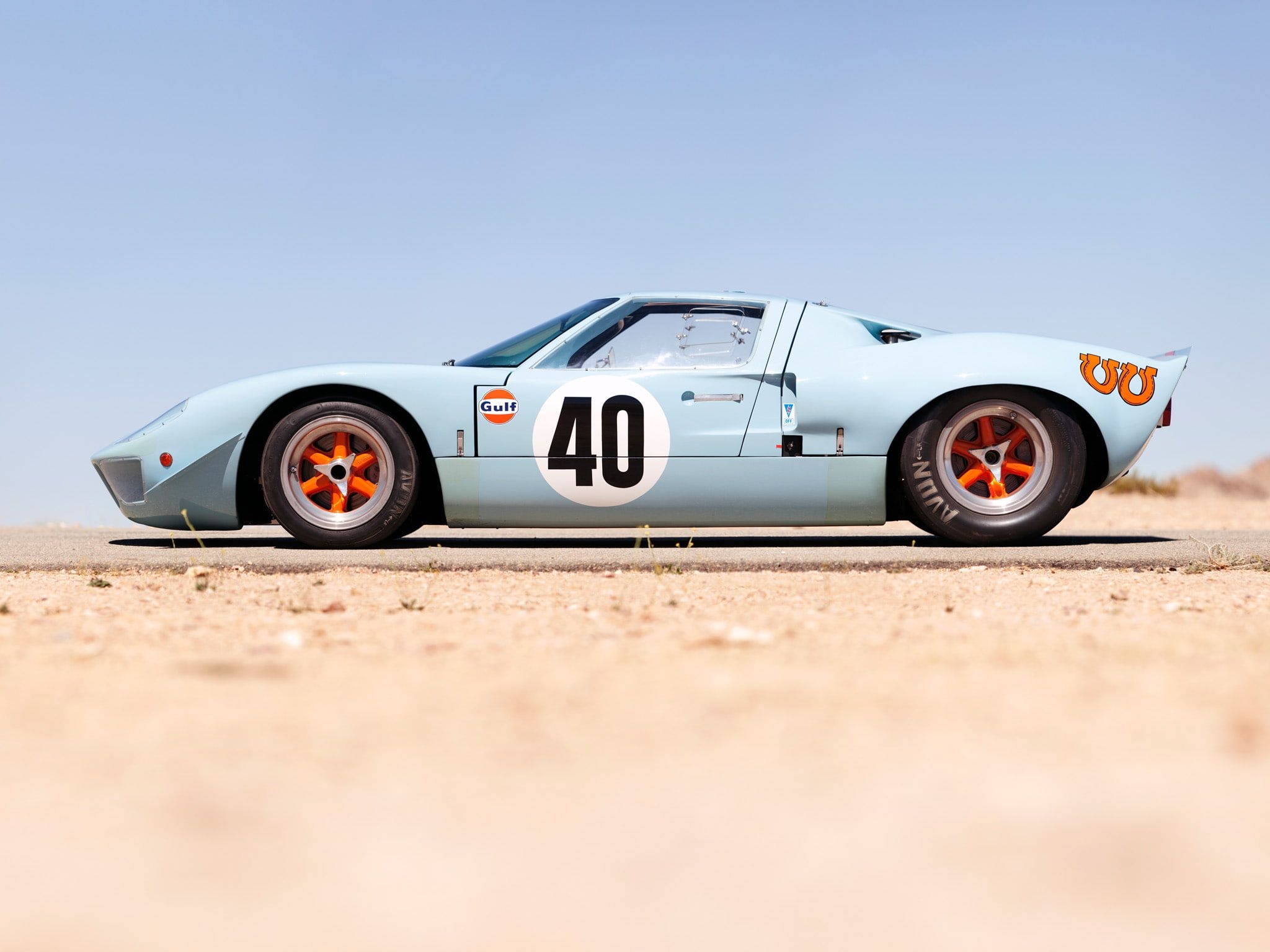 Le Mans (Sports), 1968 classic Ford GT40, Le Mans race, Supercar, 2050x1540 HD Desktop
