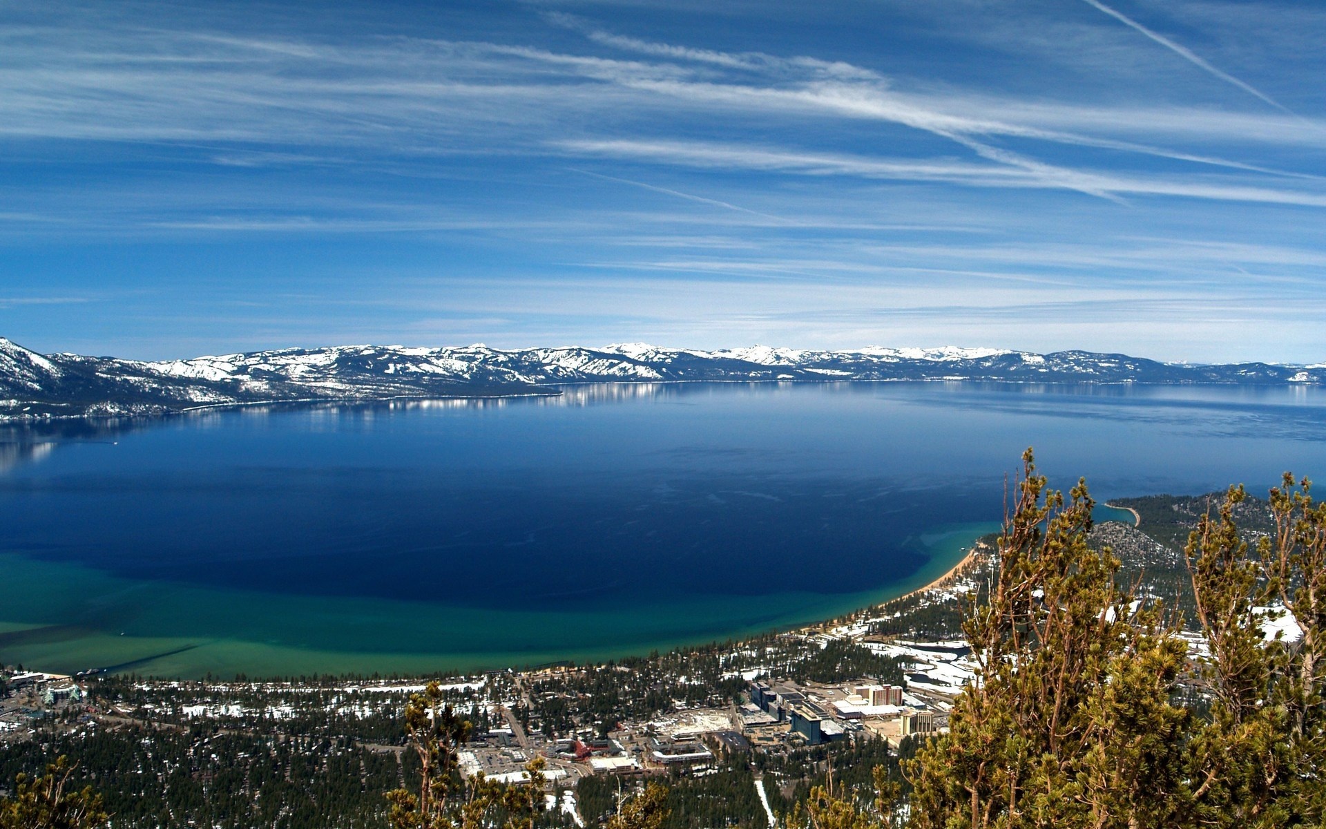 Lake Tahoe wallpaper, Mesmerizing beauty, Serene lake, Natural paradise, 1920x1200 HD Desktop