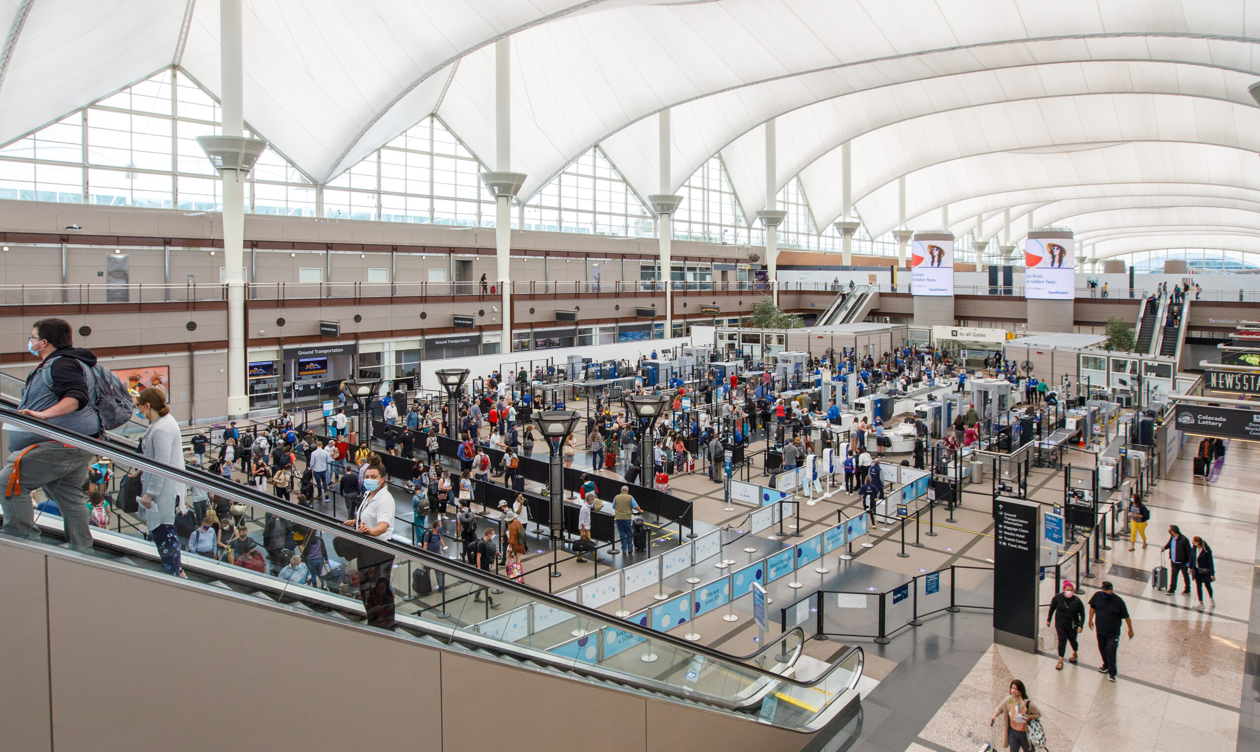 Denver International Airport, Strategic plan, Vision 100, Airport industry news, 2560x1530 HD Desktop