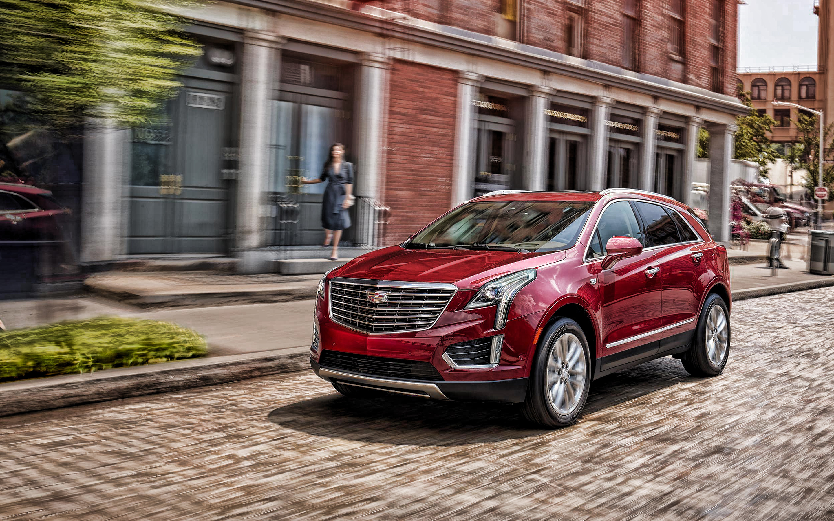 Cadillac XT5, Compact crossover, New red XT5, American cars, 2880x1800 HD Desktop