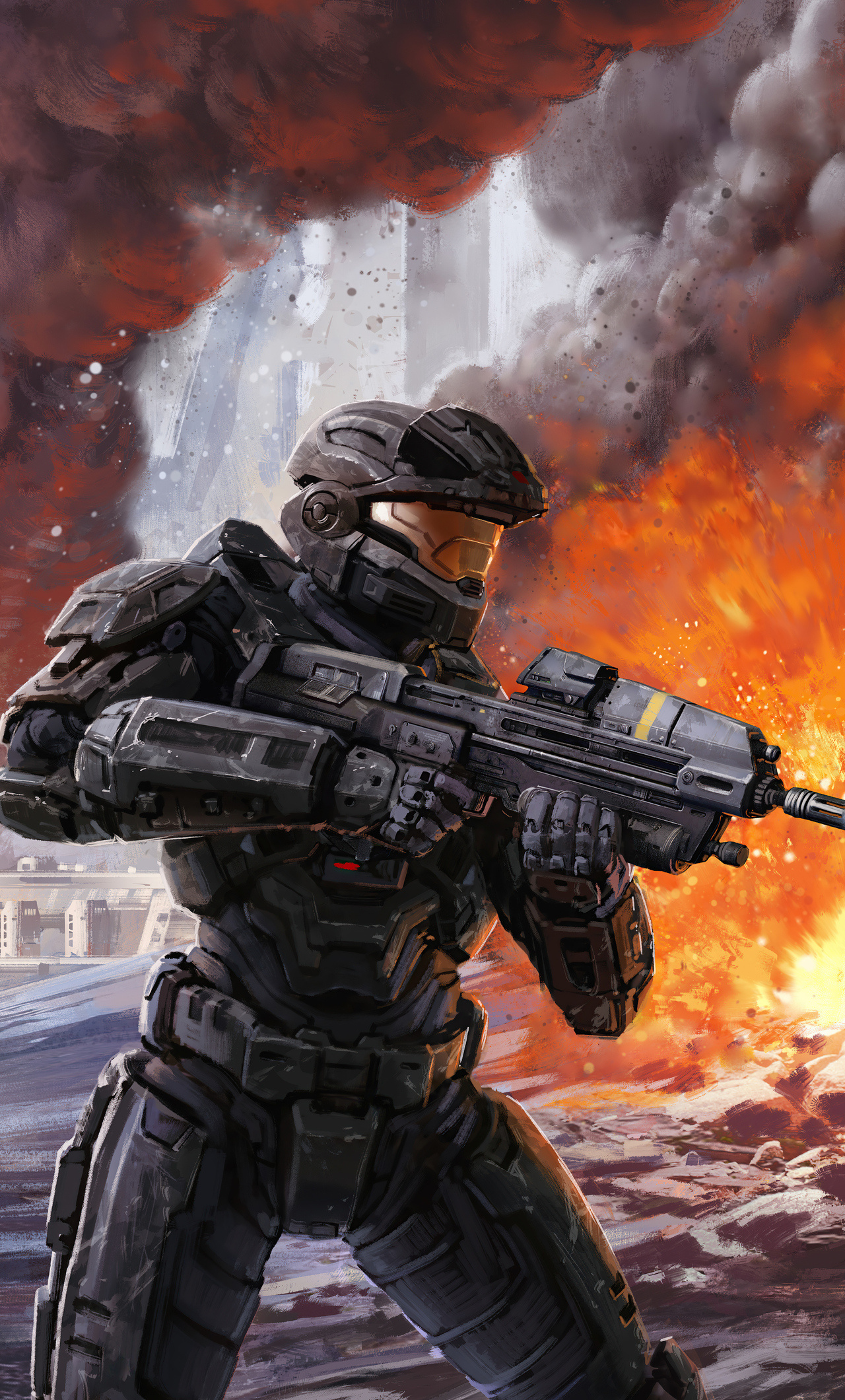 Halo: Reach gaming, iPhone wallpaper collection, Signature artstyle, Mobile customization, 1280x2120 HD Phone