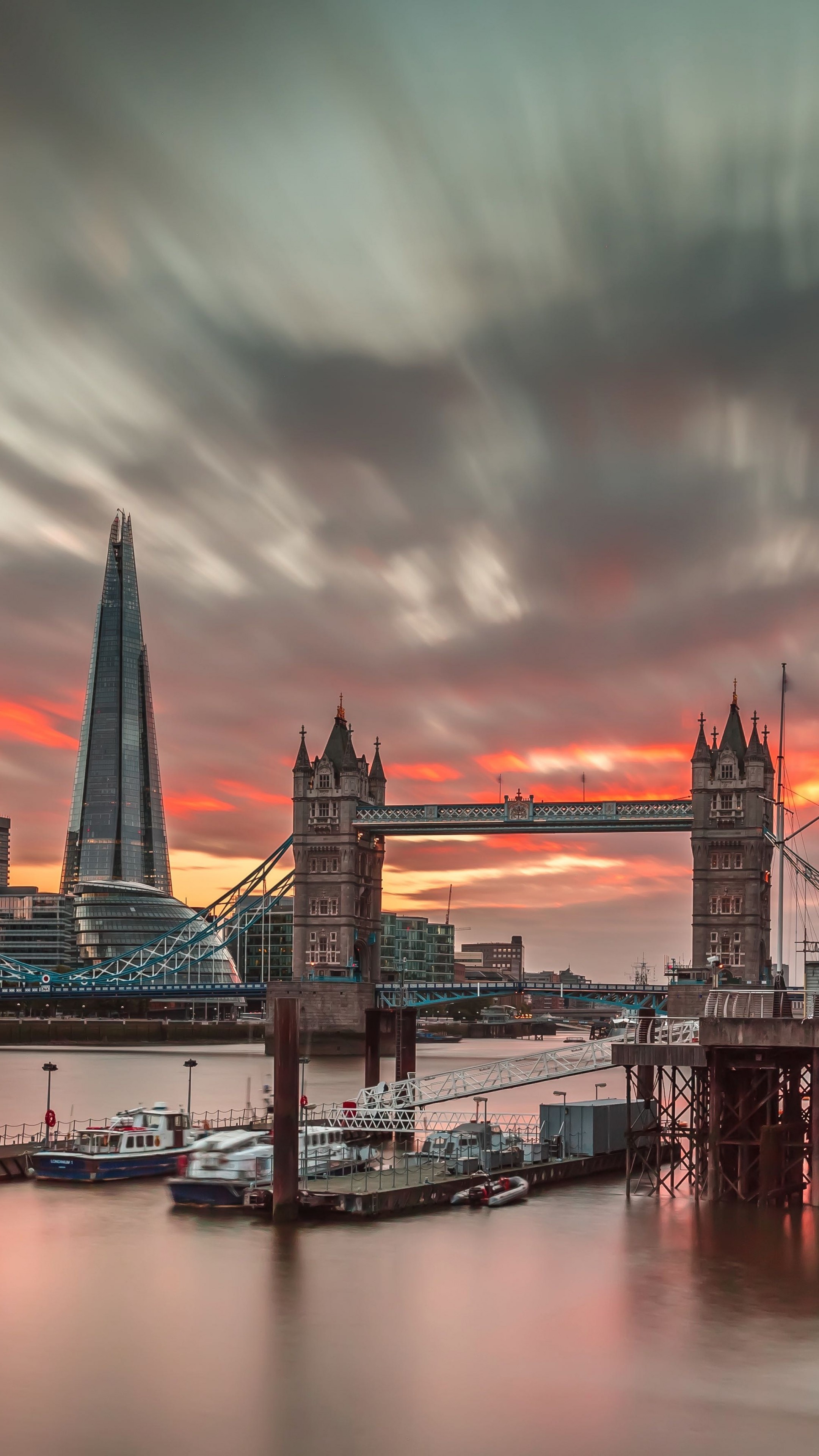 London skyline, European travel, Sunset architecture, 2160x3840 4K Handy