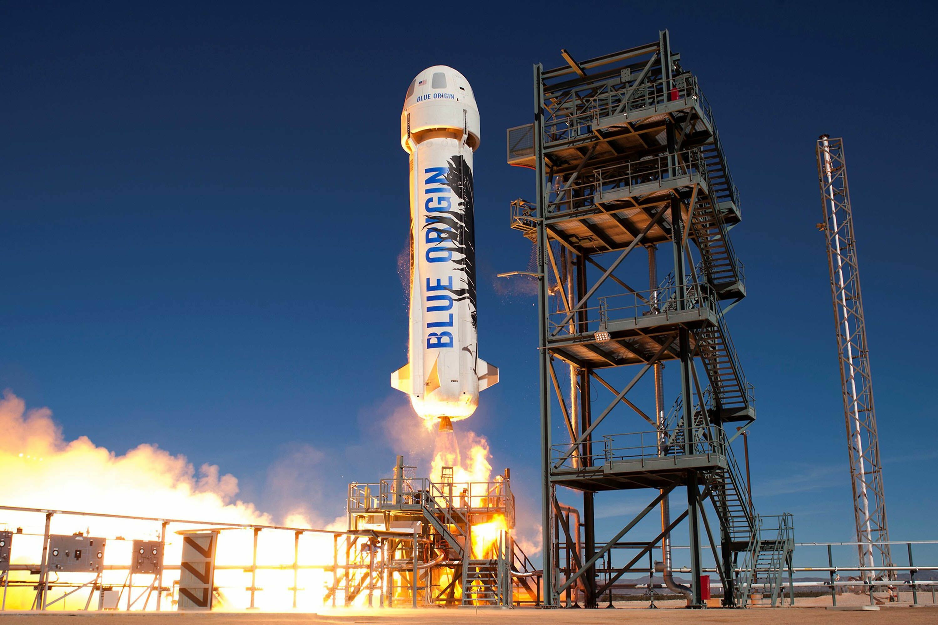 Blue Origin: An American privately funded aerospace manufacturer, Rocket. 3000x2000 HD Wallpaper.