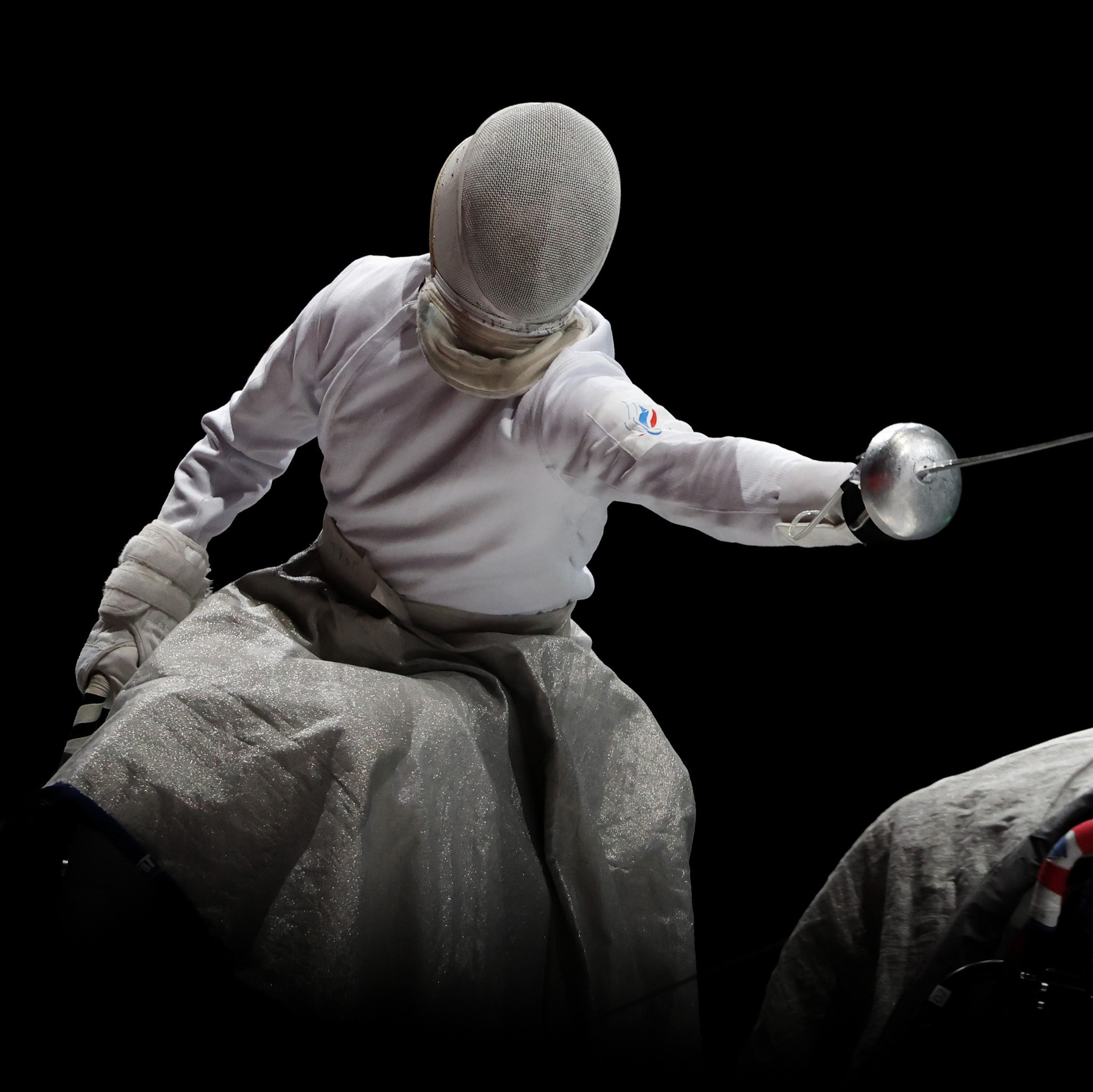 Fencing: Wheelchair fencing, A version of competitive combat sport for athletes with a disability, Paralympic Sport. 2050x2050 HD Wallpaper.