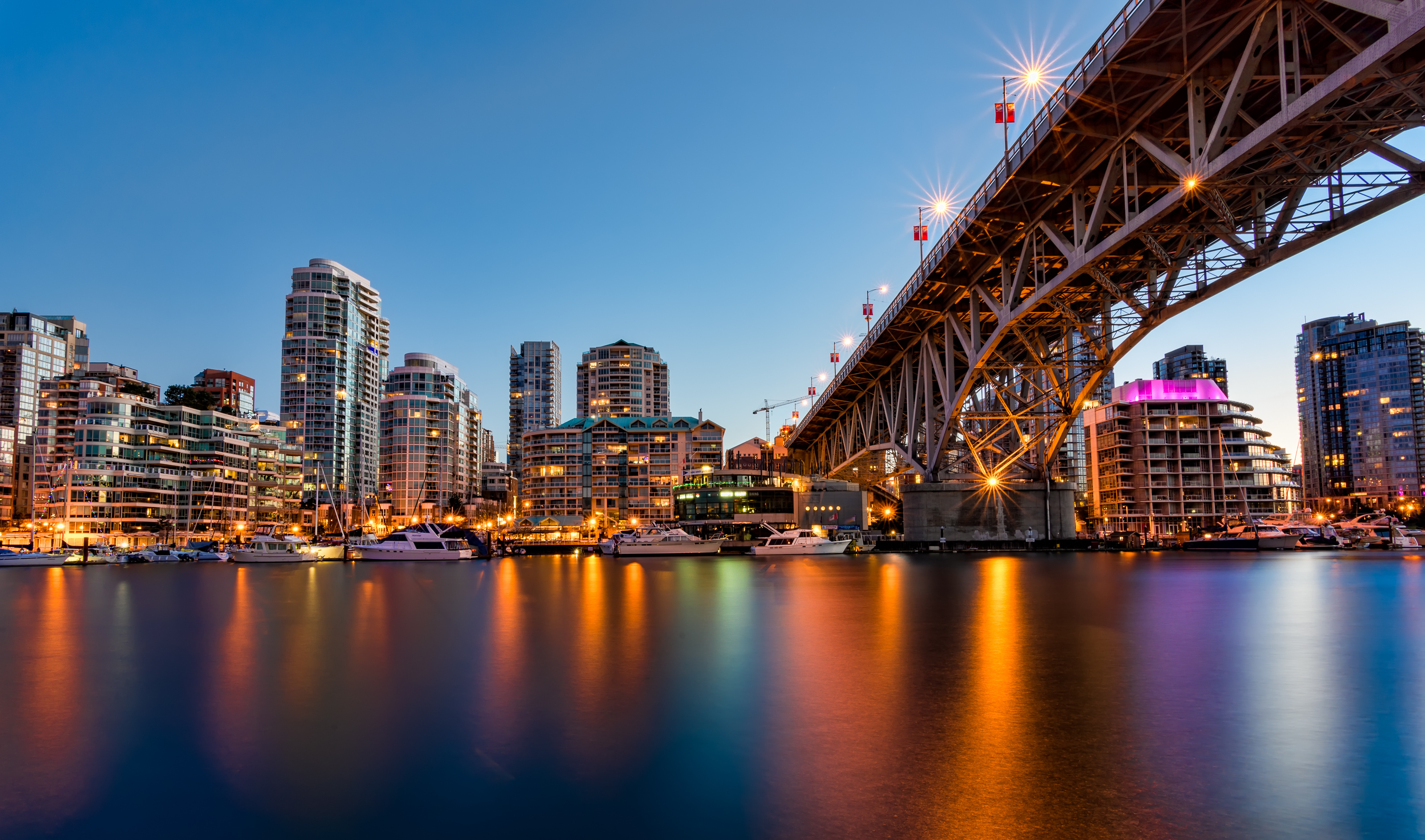 Vancouver Skyline, Travels, Stock photos, Royalty free, 3200x1890 HD Desktop