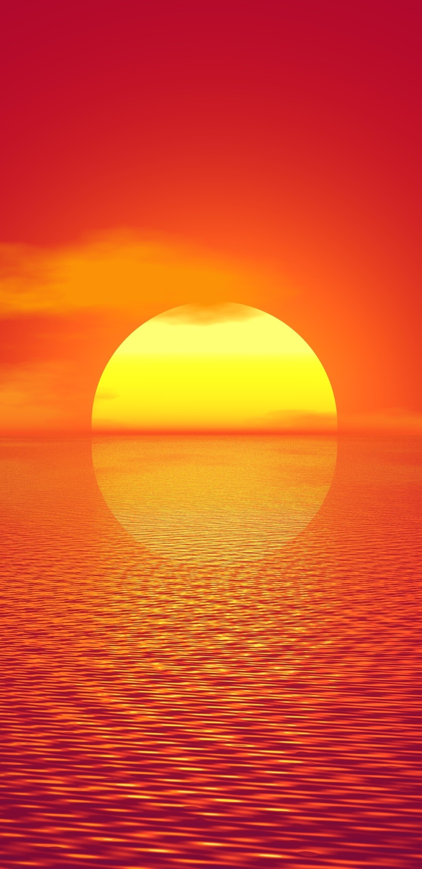 Sunset, Sonne Wallpaper, 1440x2960 HD Handy