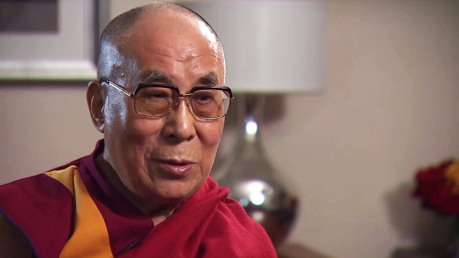 Dalai Lama: Jetsun Jamphel Ngawang Lobsang Yeshe Tenzin Gyatso. 1920x1080 Full HD Background.