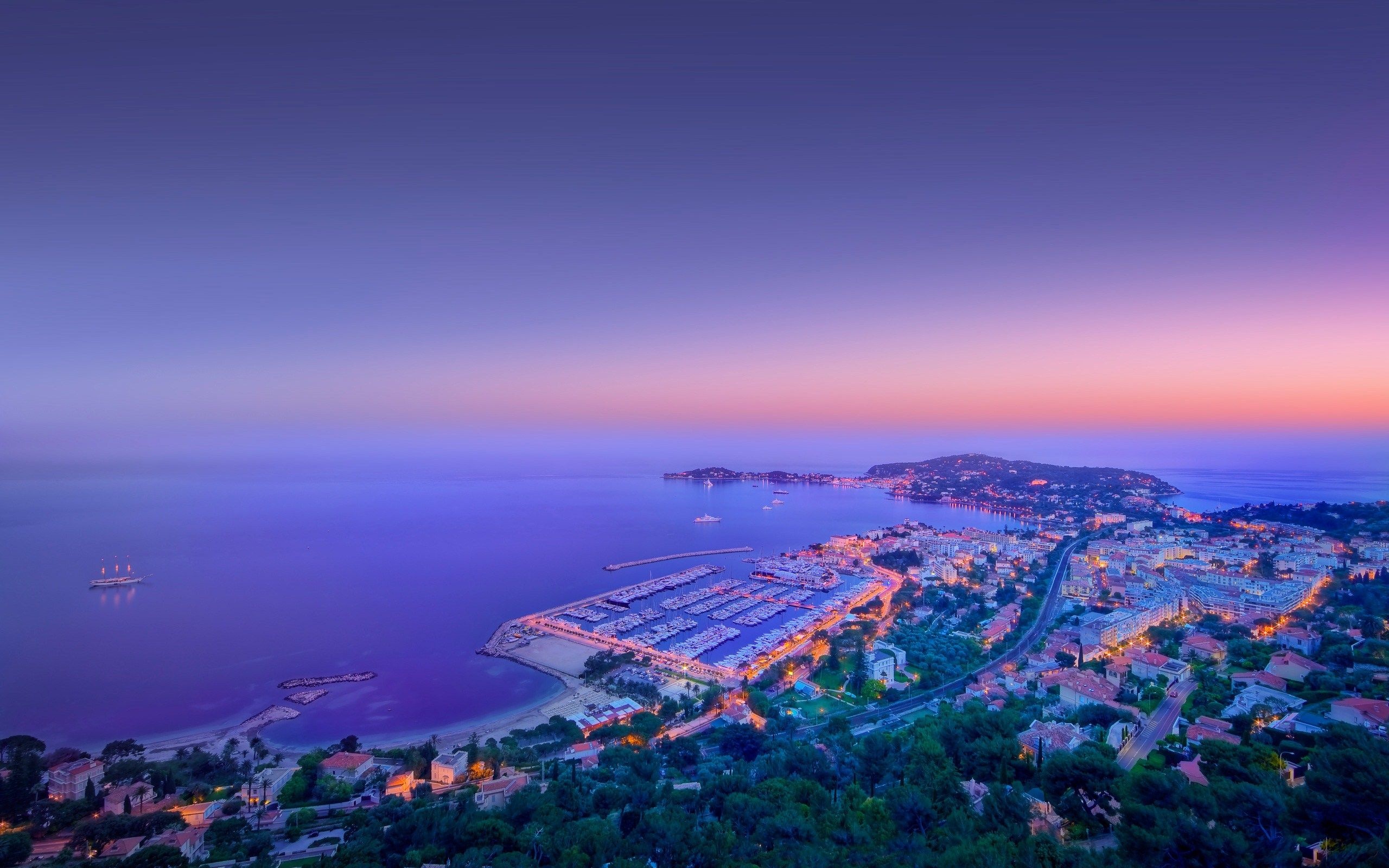 Monaco, Wonderful wallpaper, Ocean beach scenery, 2560x1600 HD Desktop
